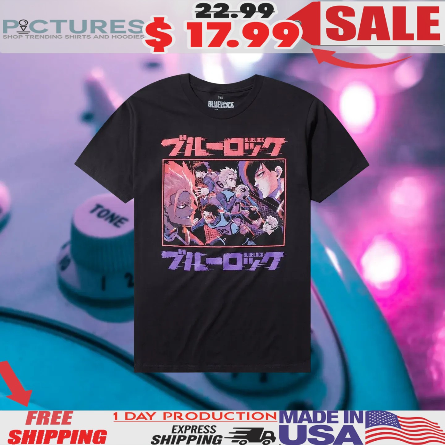 Blue Lock Standoff Anime Art Shirt