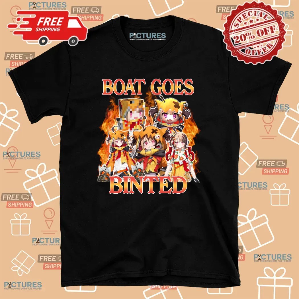 Boat Goes Binted Gigi Murin Hololive Bootleg T Shirt