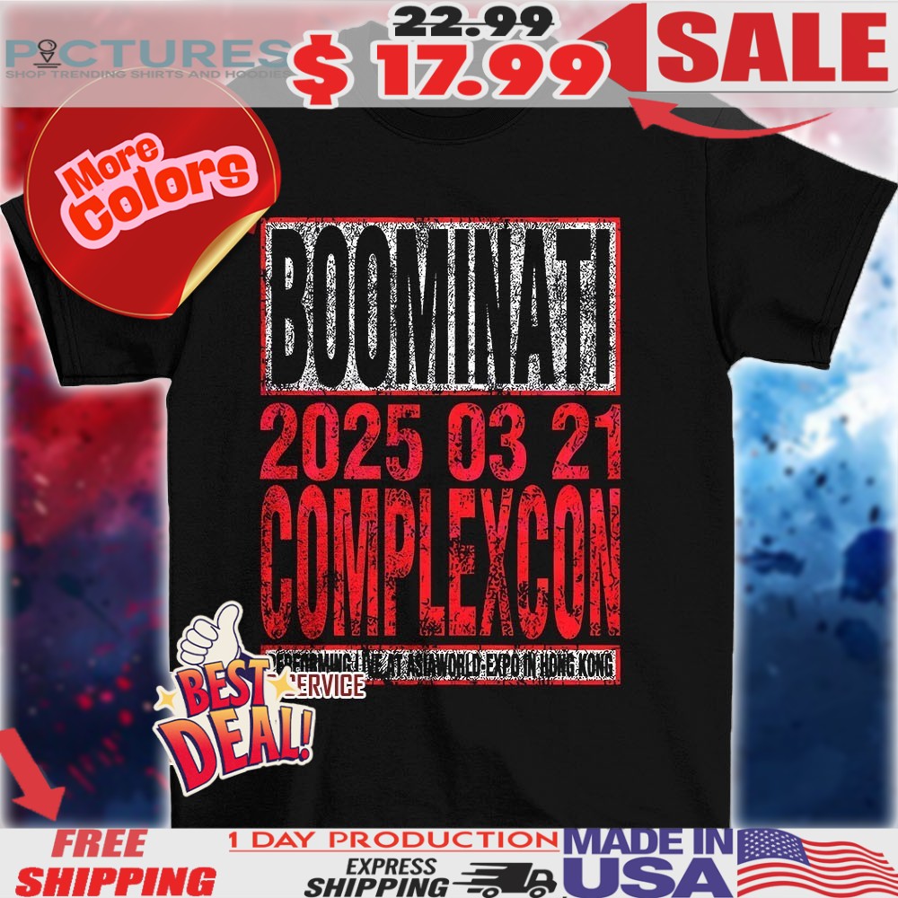 Boomminati 2025 03 21 complexcon streetwear shirt