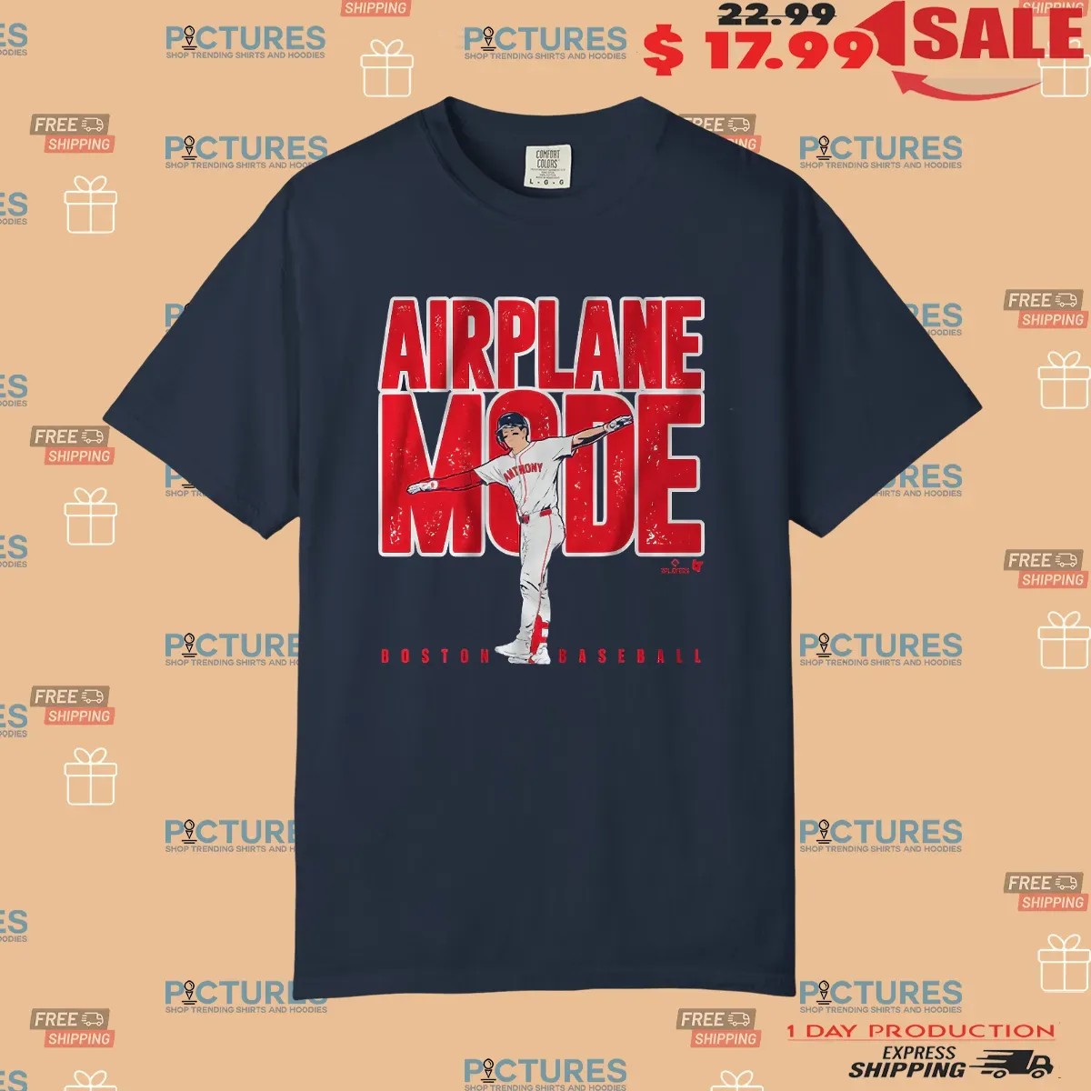 Boston Baseball Roman Anthony Airplane Mode T Shirt