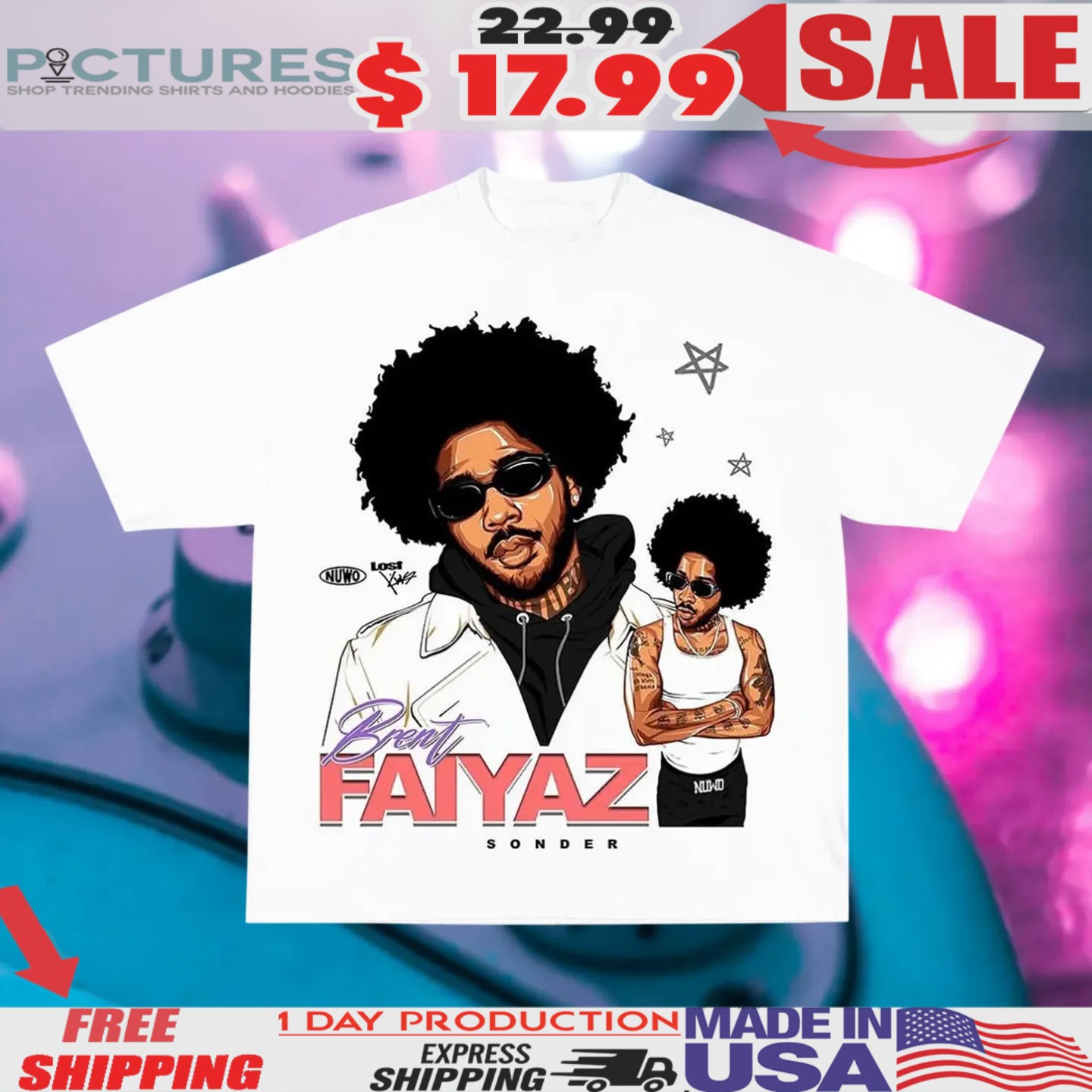 Brent Faiyaz Sonder Nuwo Lost Shirt