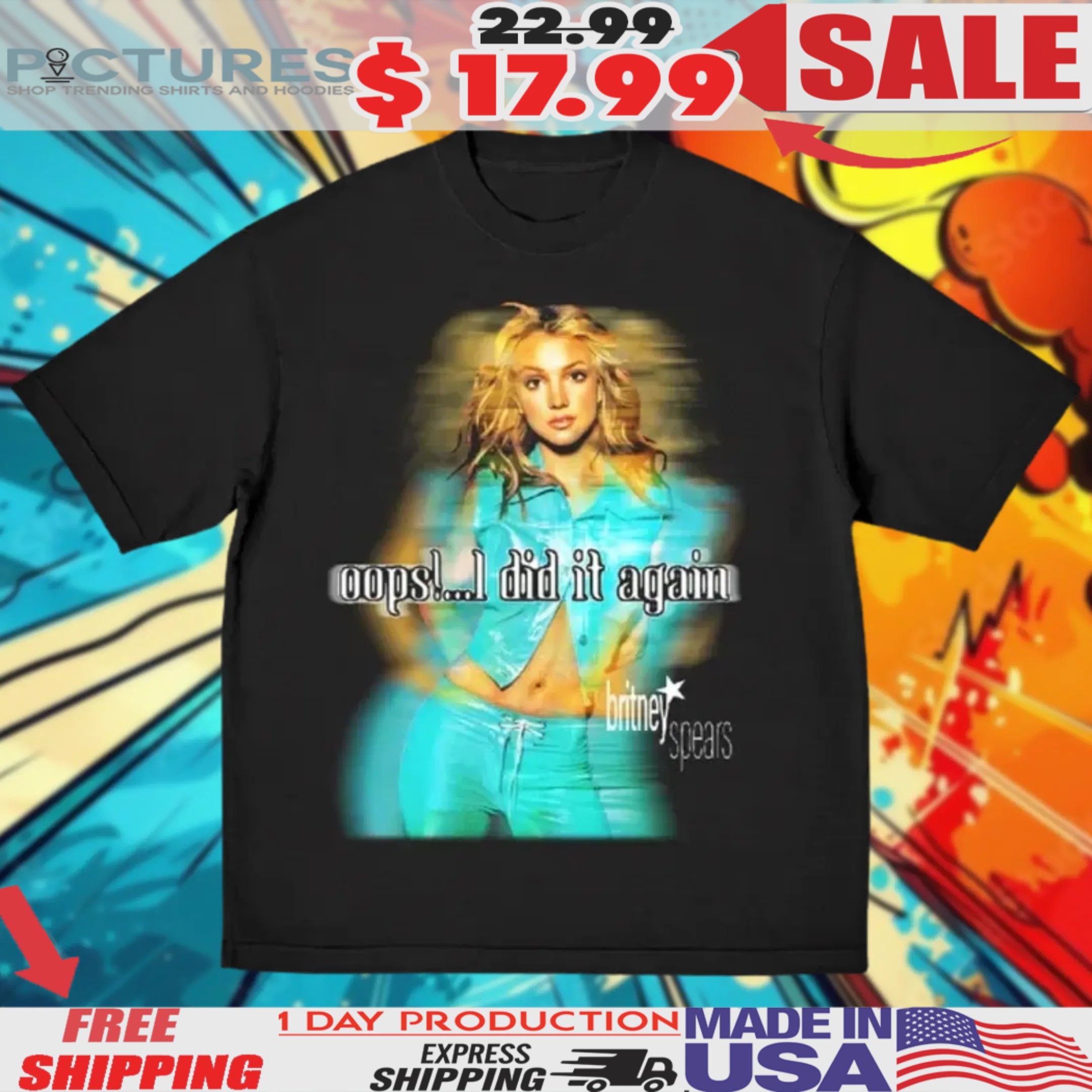 Britney Spears Oops I Did It Again Shirt 1 Britney Spears Oops I Did It Again Shirt