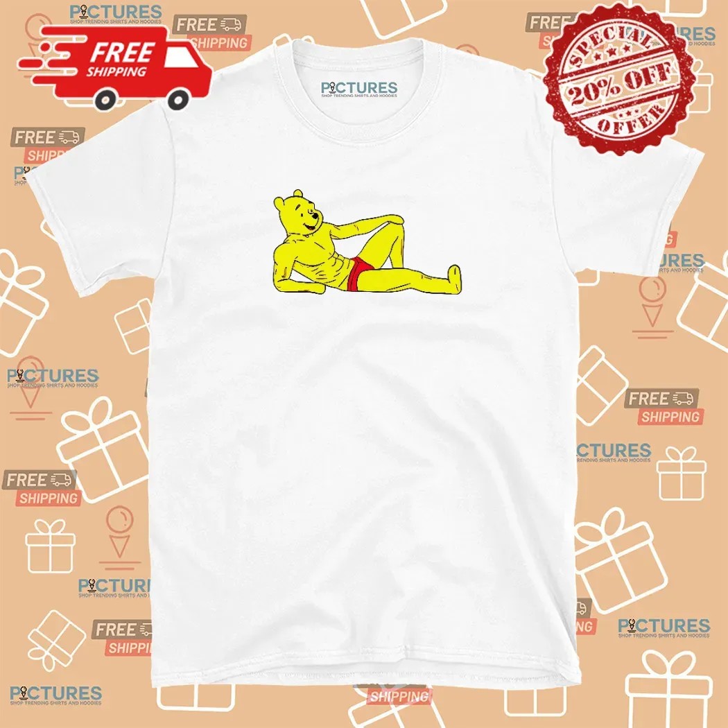 Buff Winnie The Pooh Red Panties T Shirt