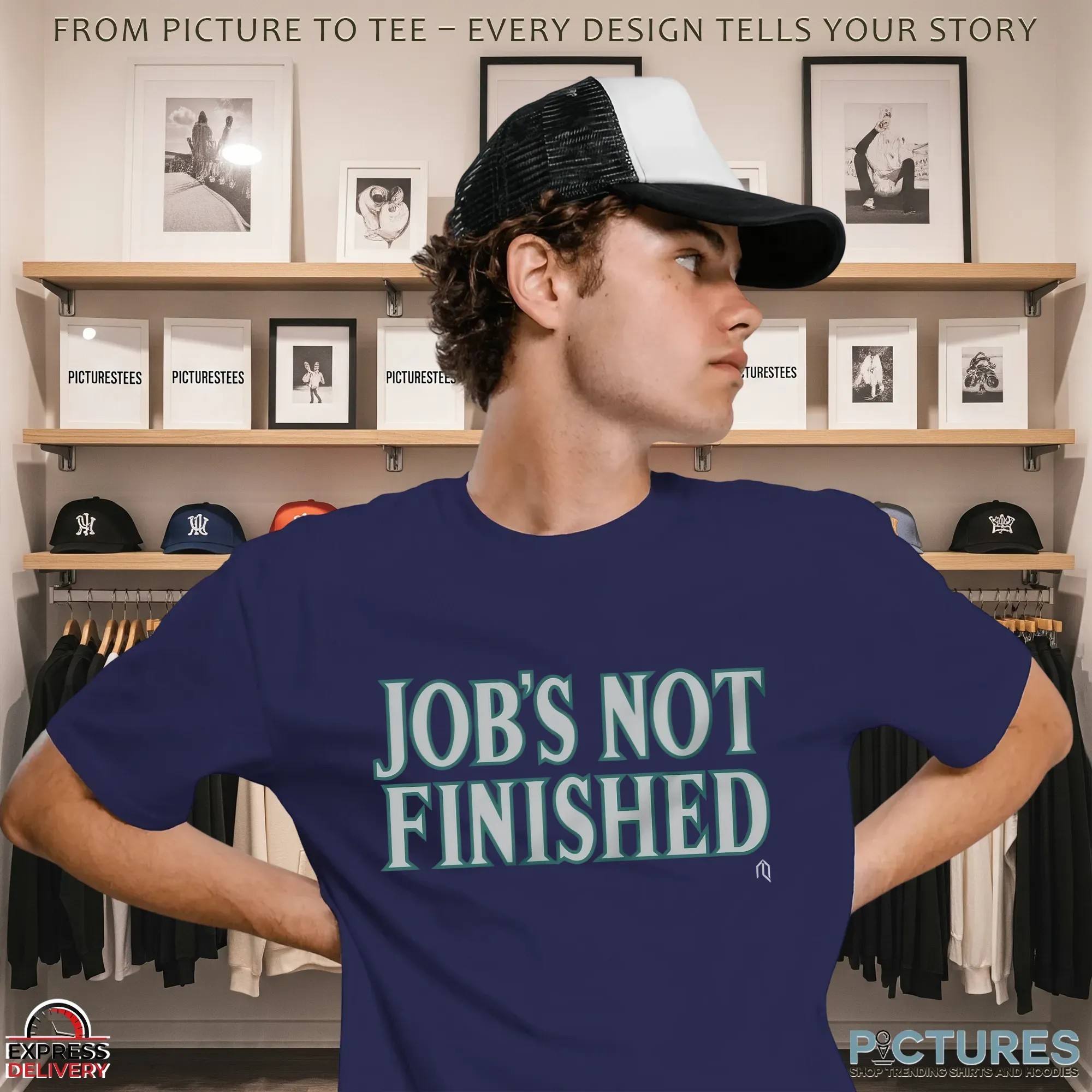 Cal Raleigh Job's Not Finished T Shirt