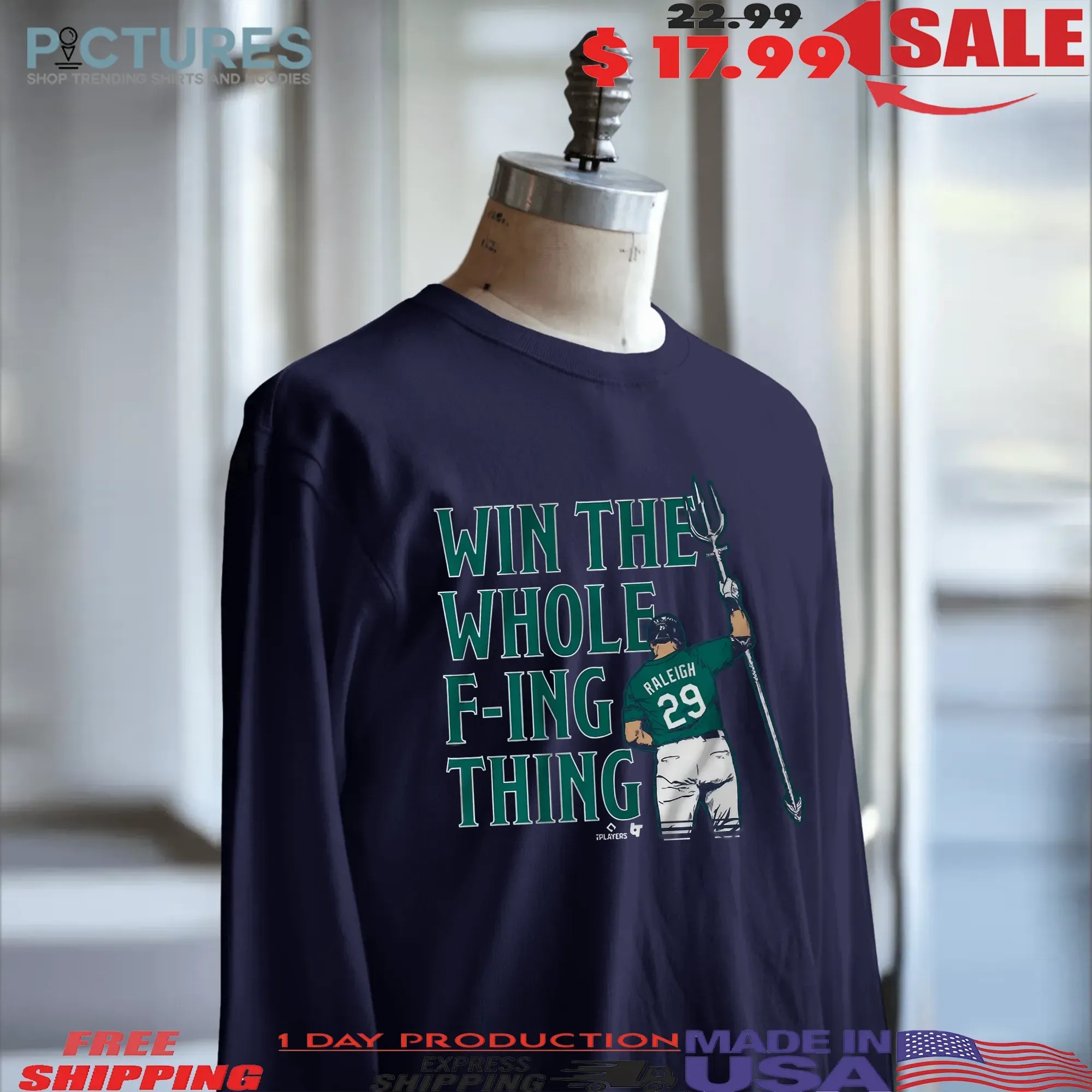 Cal Raleigh Win The Whole F-ing Thing Graphic T Shirt