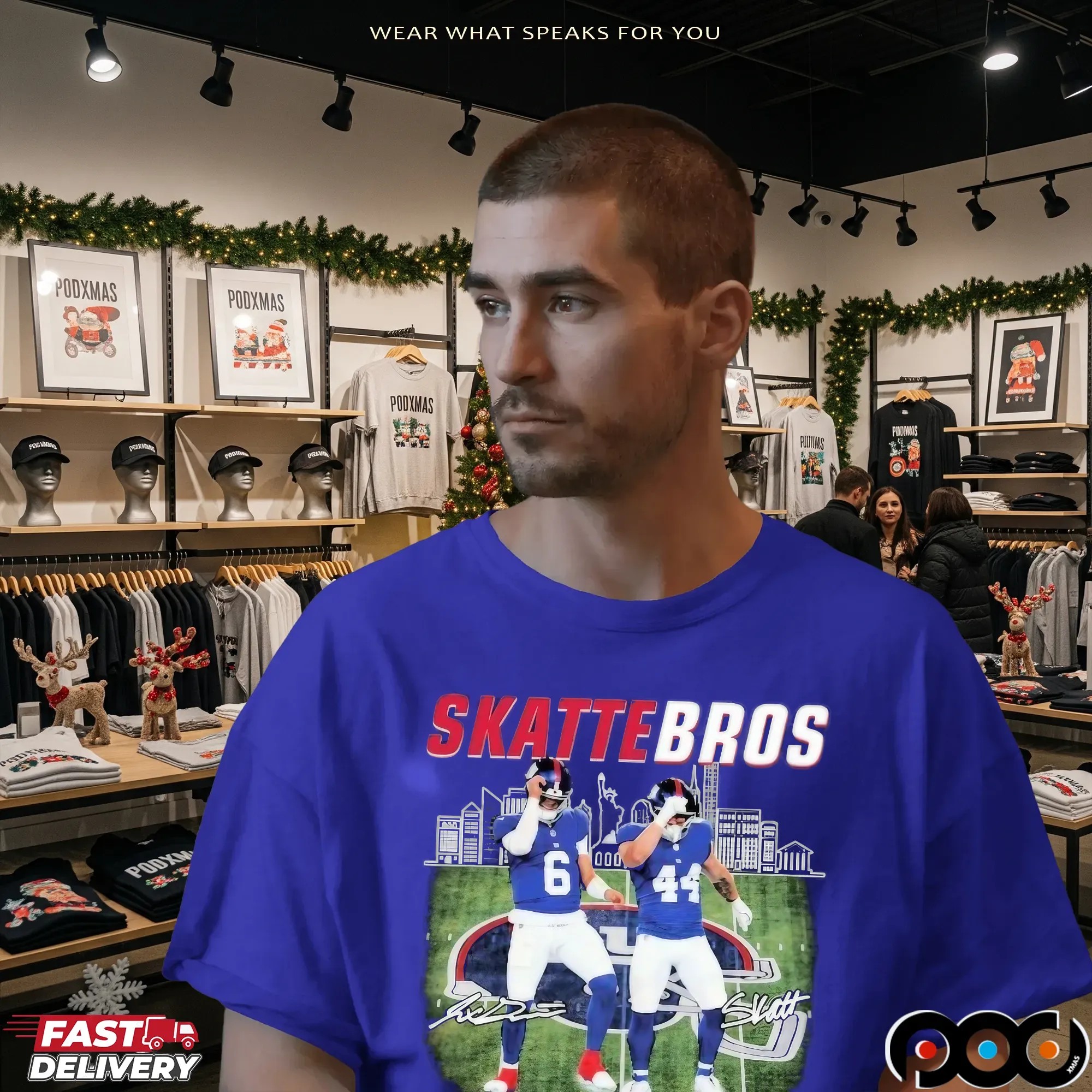 Cam Skattebo And Jaxson Dart Skattebros Arm & Hammer GraphicT Shirt