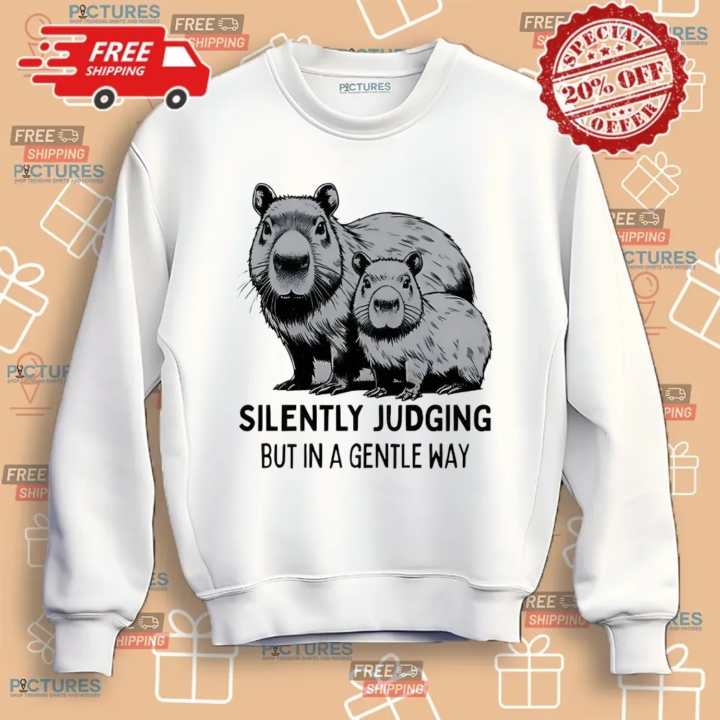 Capybara Silently Judging But In A Gentle Way Shirt