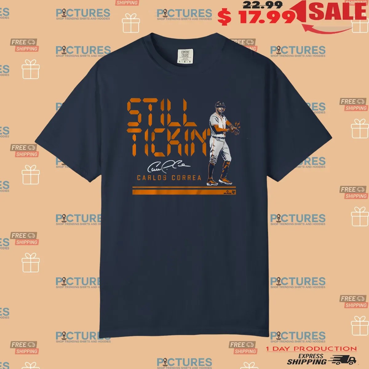 Carlos Correa Still Tickin' Signature Graphic T Shirt