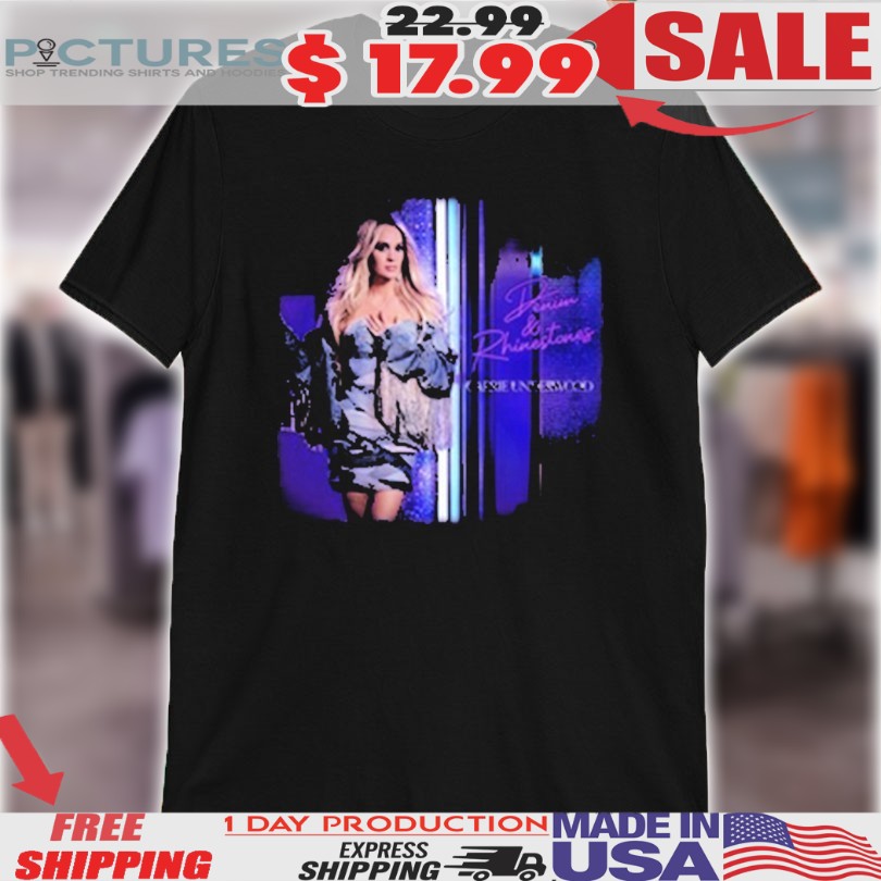 Carrie Underwood Denim & Rhinestones Album Cover Shirt