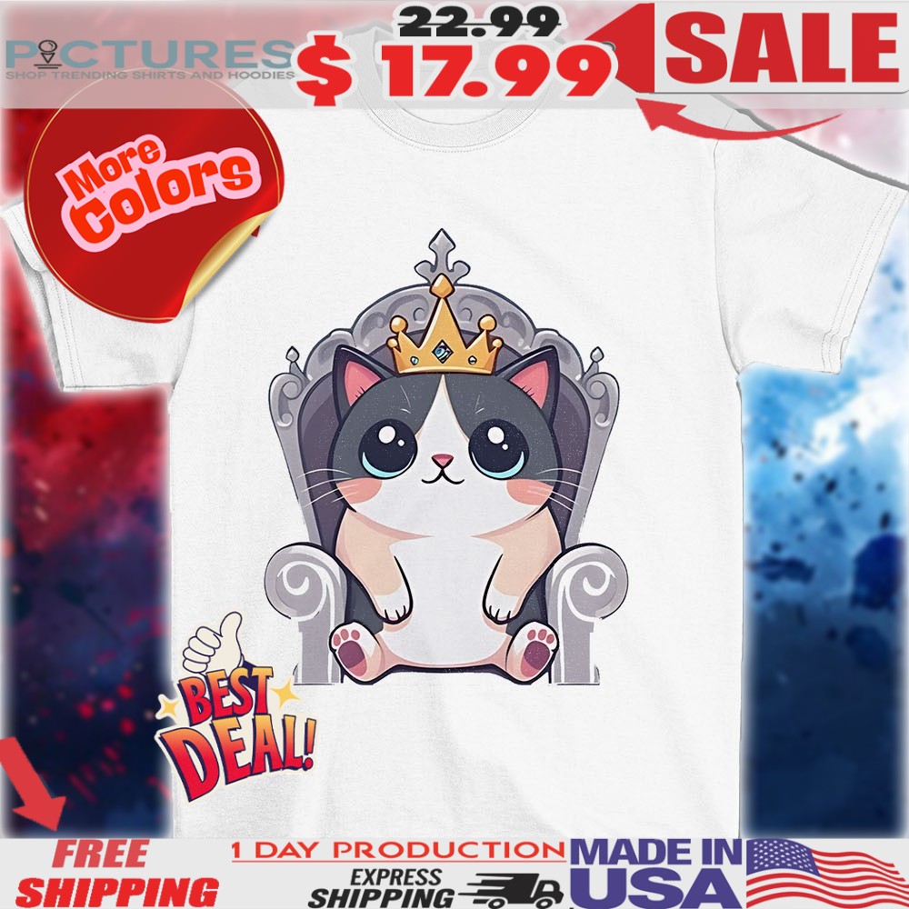 Cat queen says you may bow now shirt
