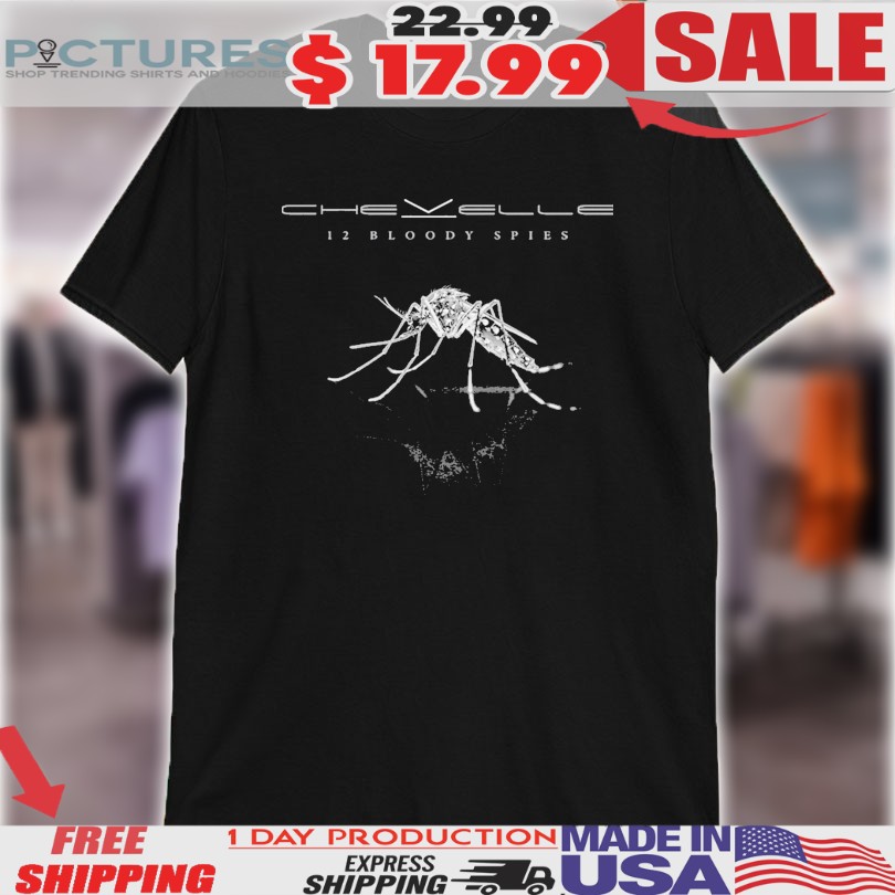 Chevelle 12 Bloody Spies Tour Shirt