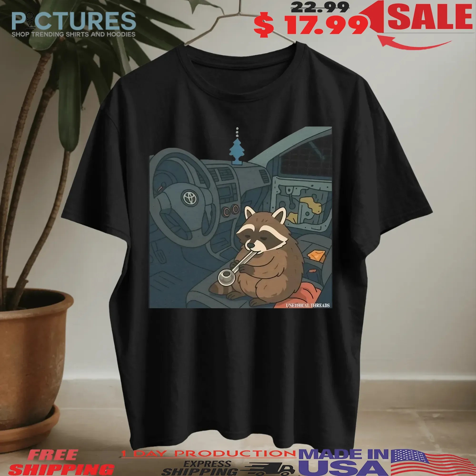 Chewy The Raccoon T Shirt
