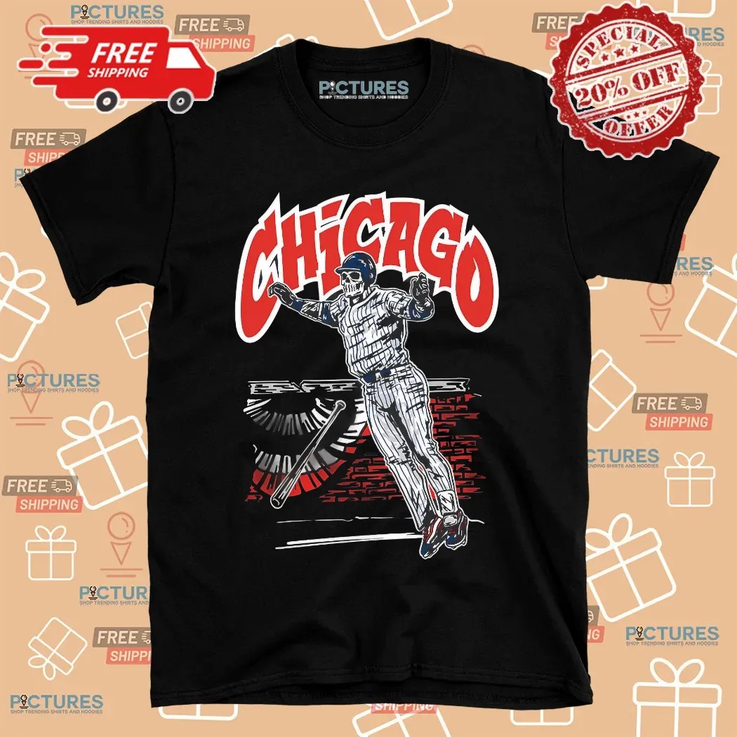 Chicago Cubs Baseball Team Skeleton Shirt