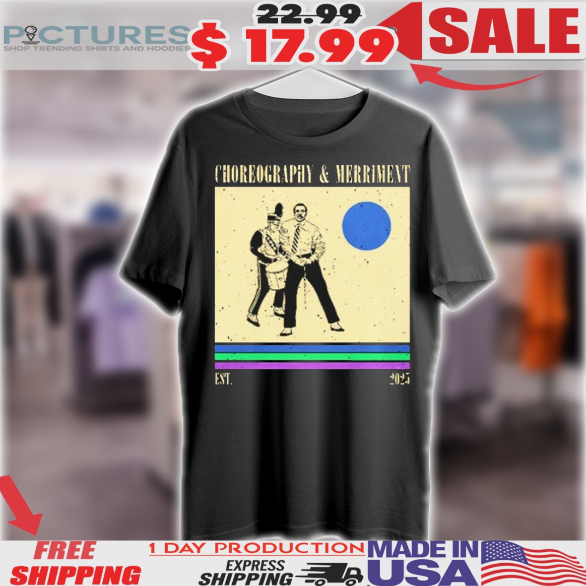 Choreography And Merriment Est 2025 Shirt