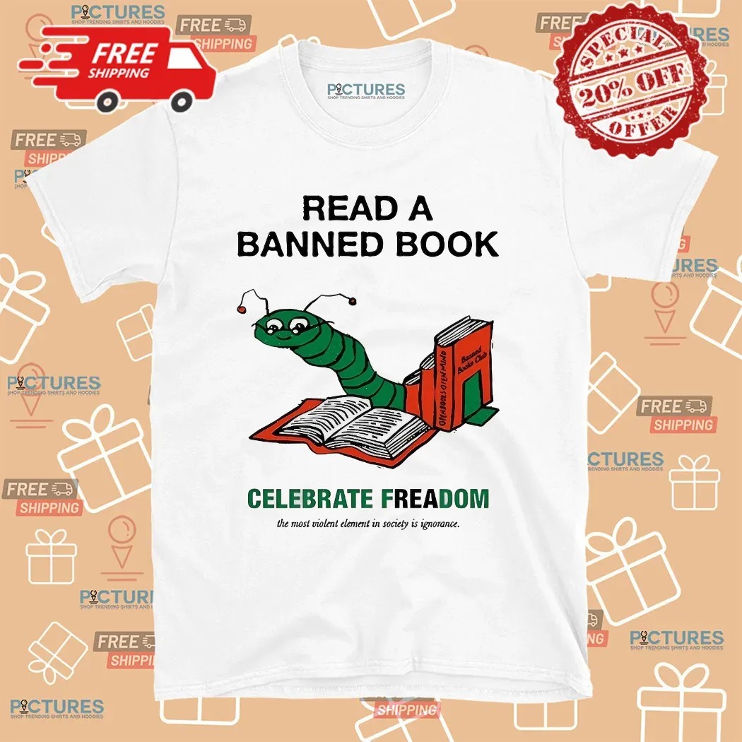 Christian Koss Wearing Read A Banned Book Celebrate Freadom Meme T Shirt 8 Christian Koss Wearing Read A Banned Book Celebrate Freadom Meme T Shirt