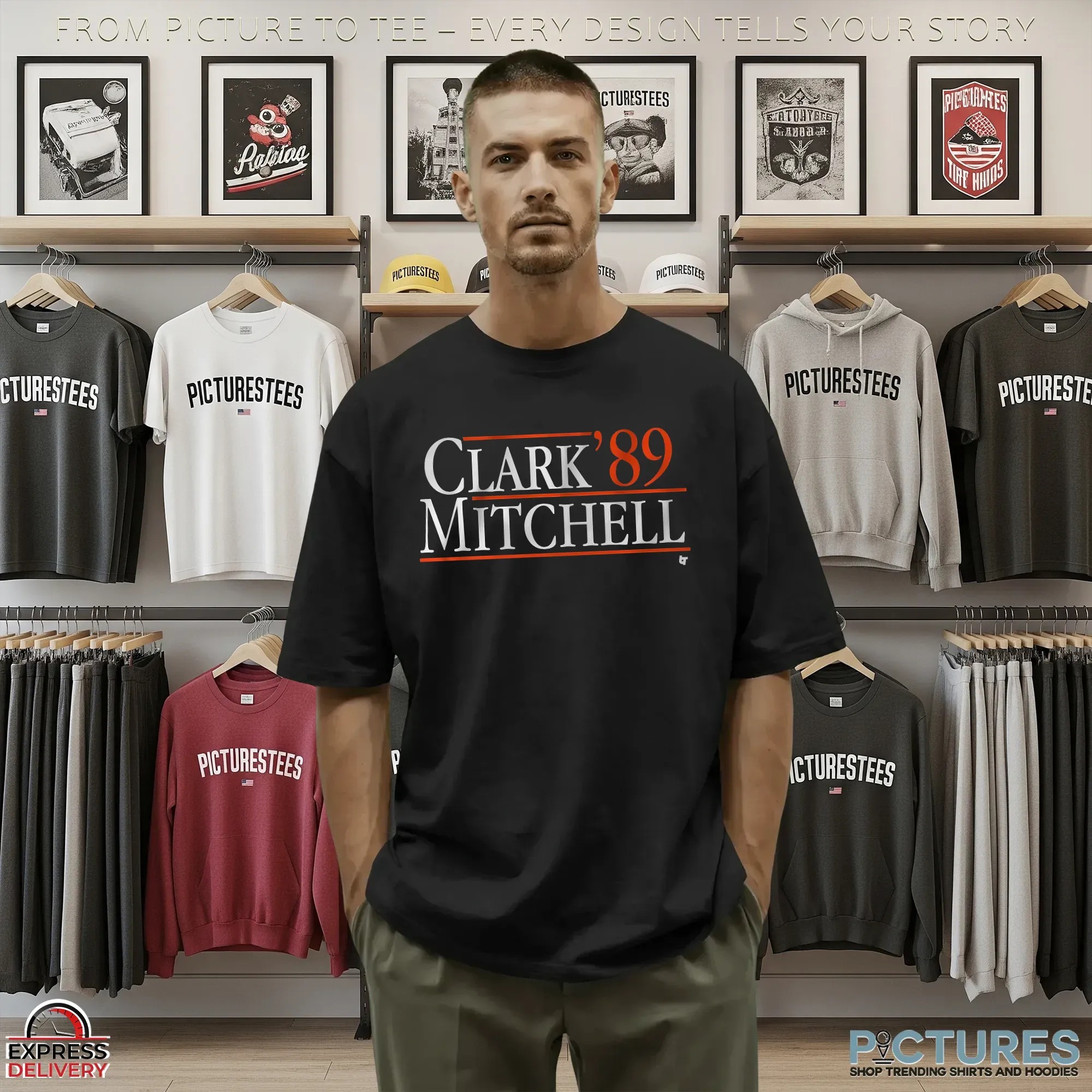 Clark-Mitchell '89 San Francisco Baseball T Shirt