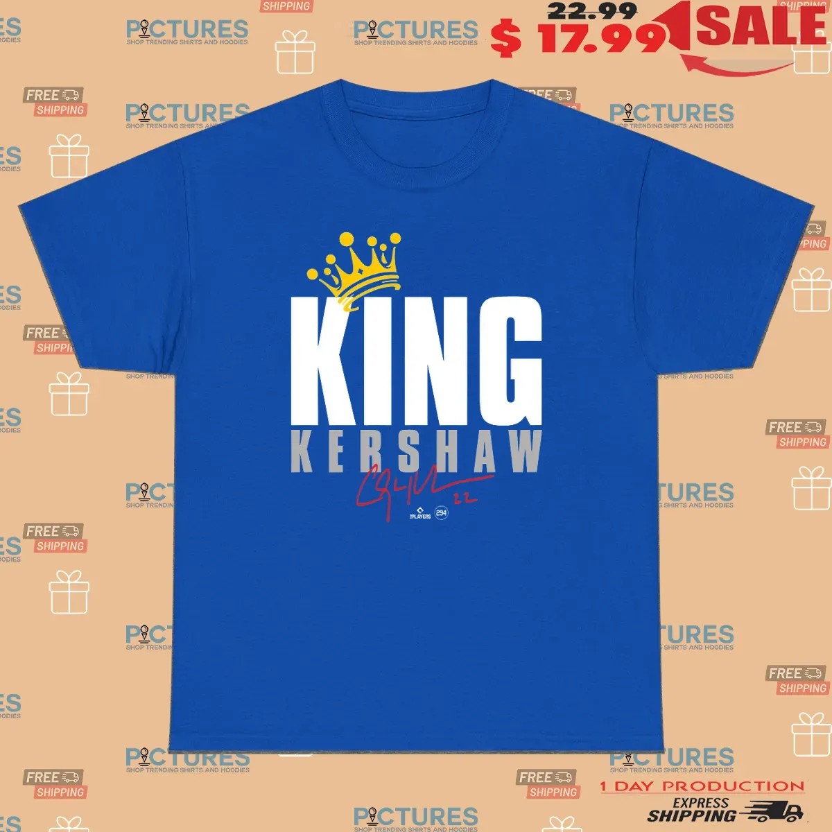 Clayton Kershaw Los Angeles Dodgers King Kershaw T Shirt