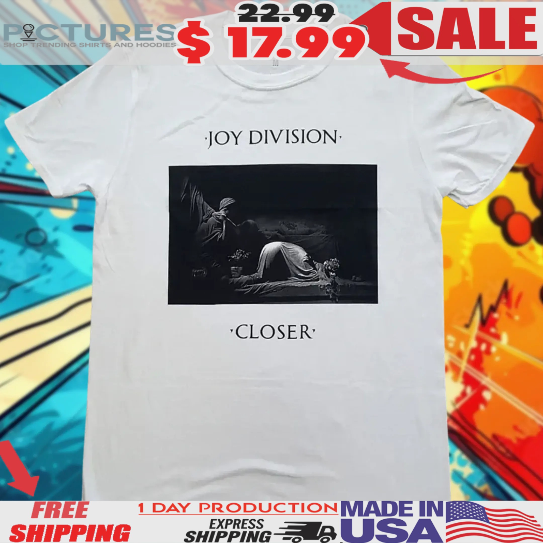 Closer Joy Division Shirt