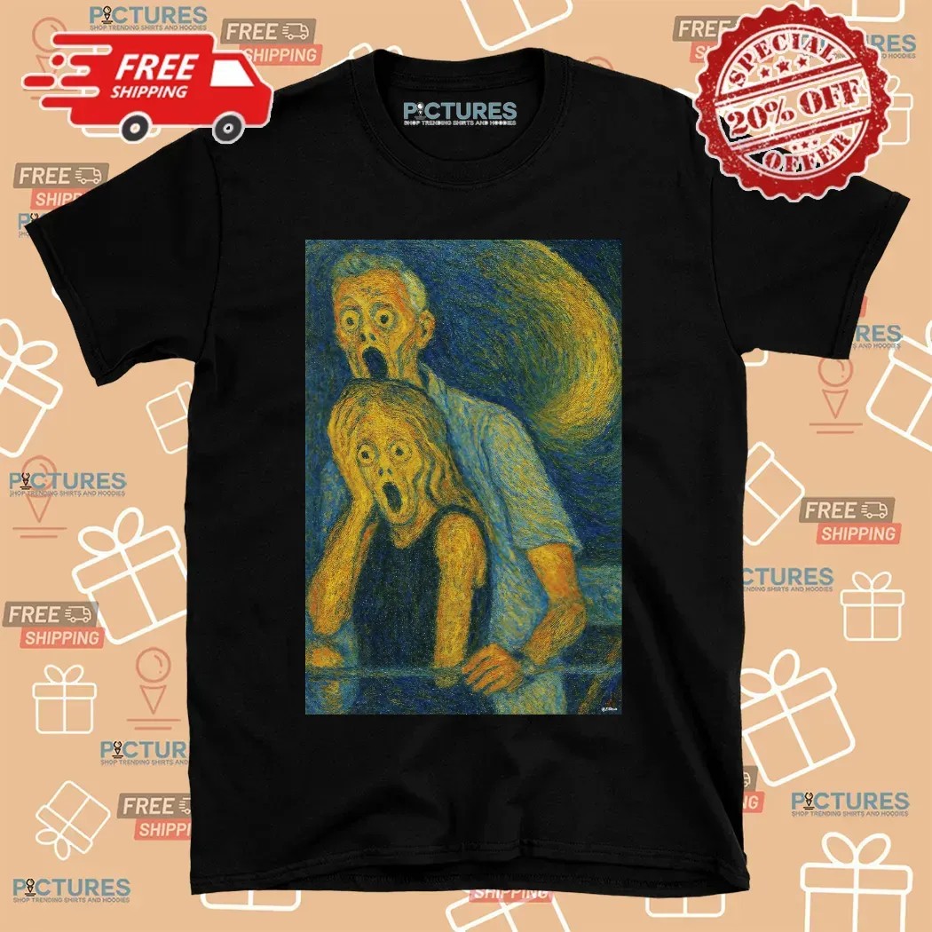 Coldplay Love Affair The Scream Couple Meme Parody T Shirt