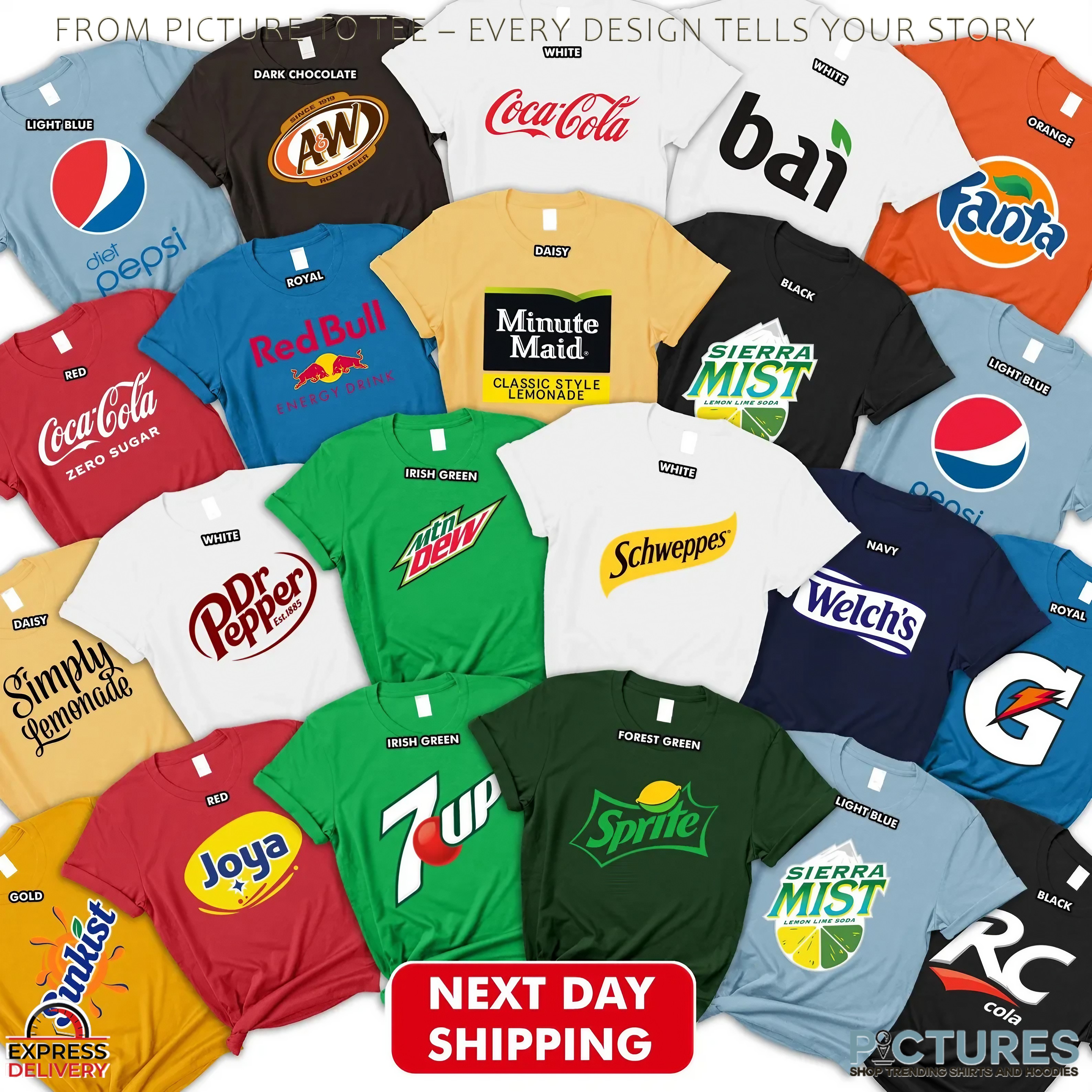 Custom Soda Drinks Group Halloween Matching Family T Shirt