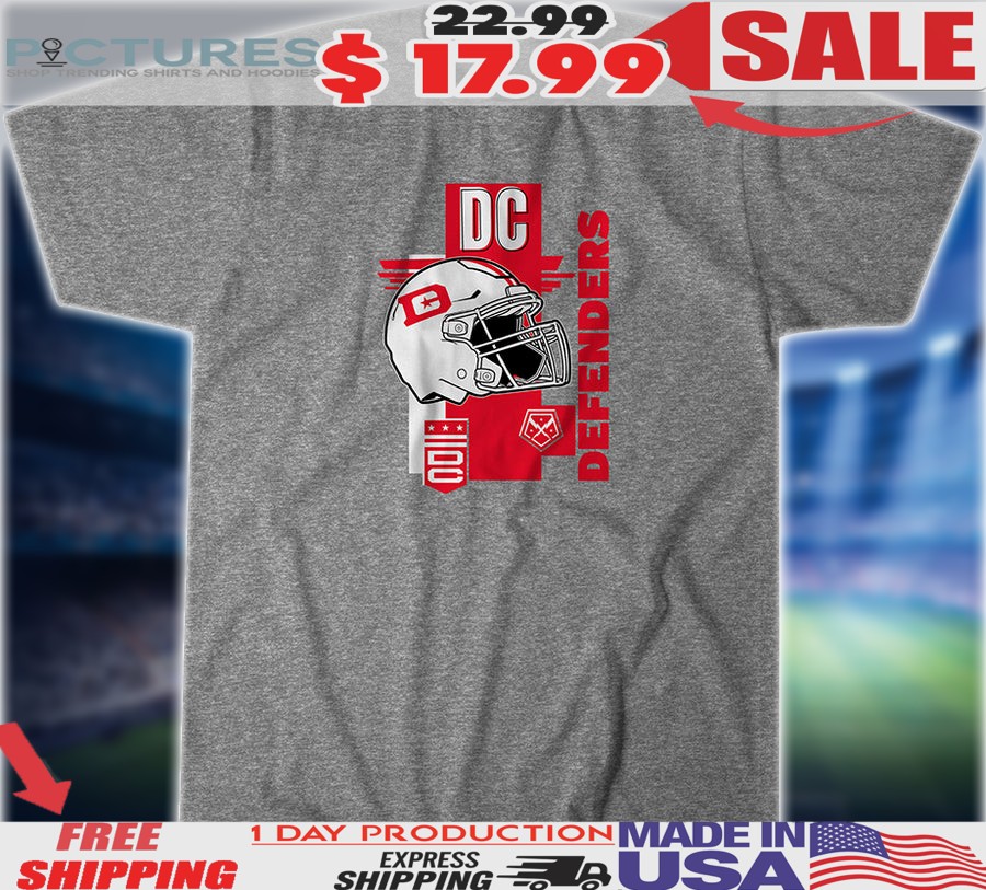 DC Defenders Football Helmet Frame 2025 Shirt