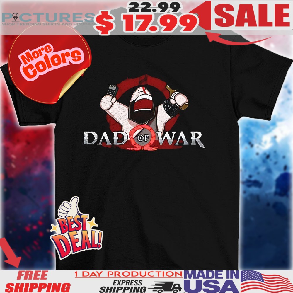 Dad Of War funny gamer dad shirt