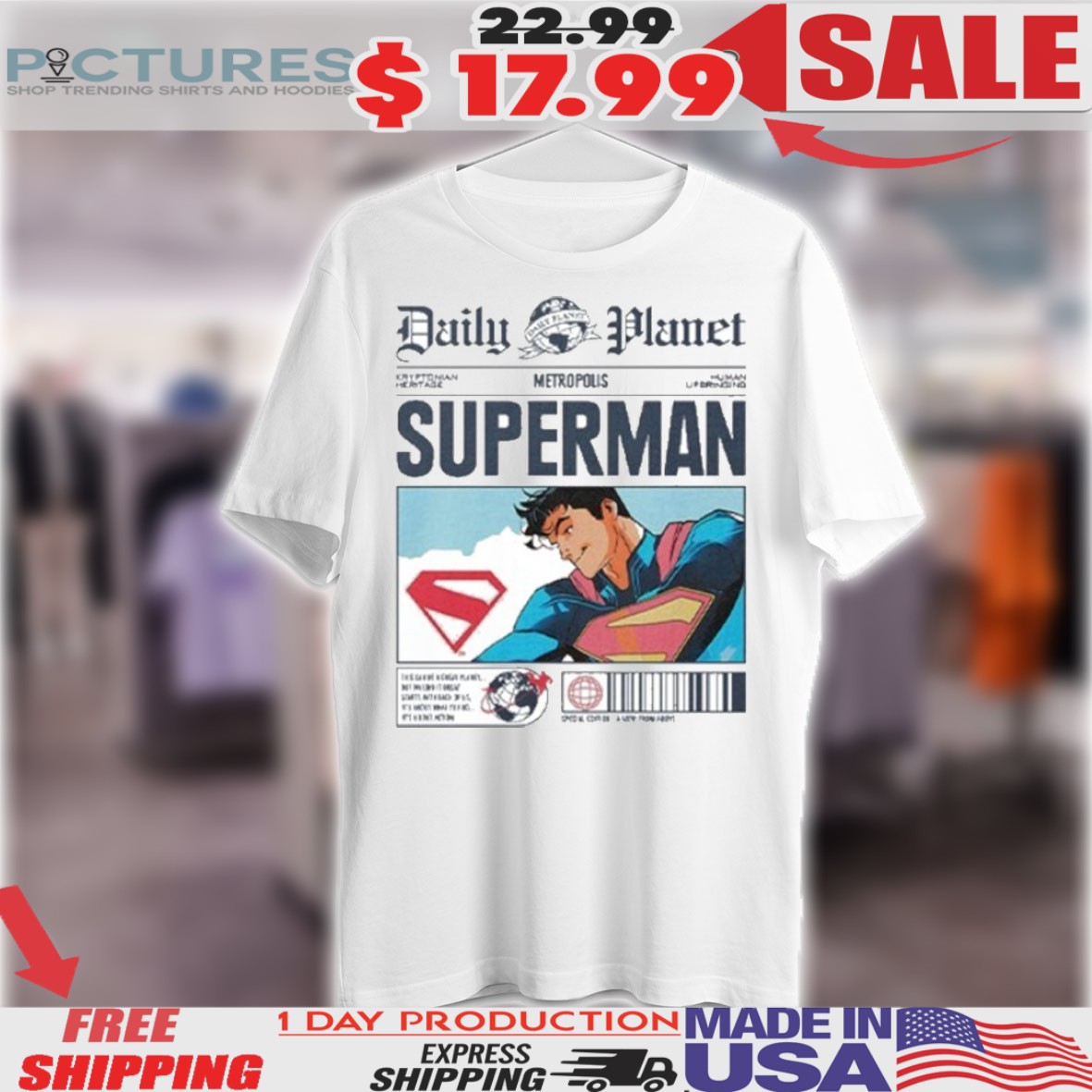 Daily Planet Metropolis Superman Shirt