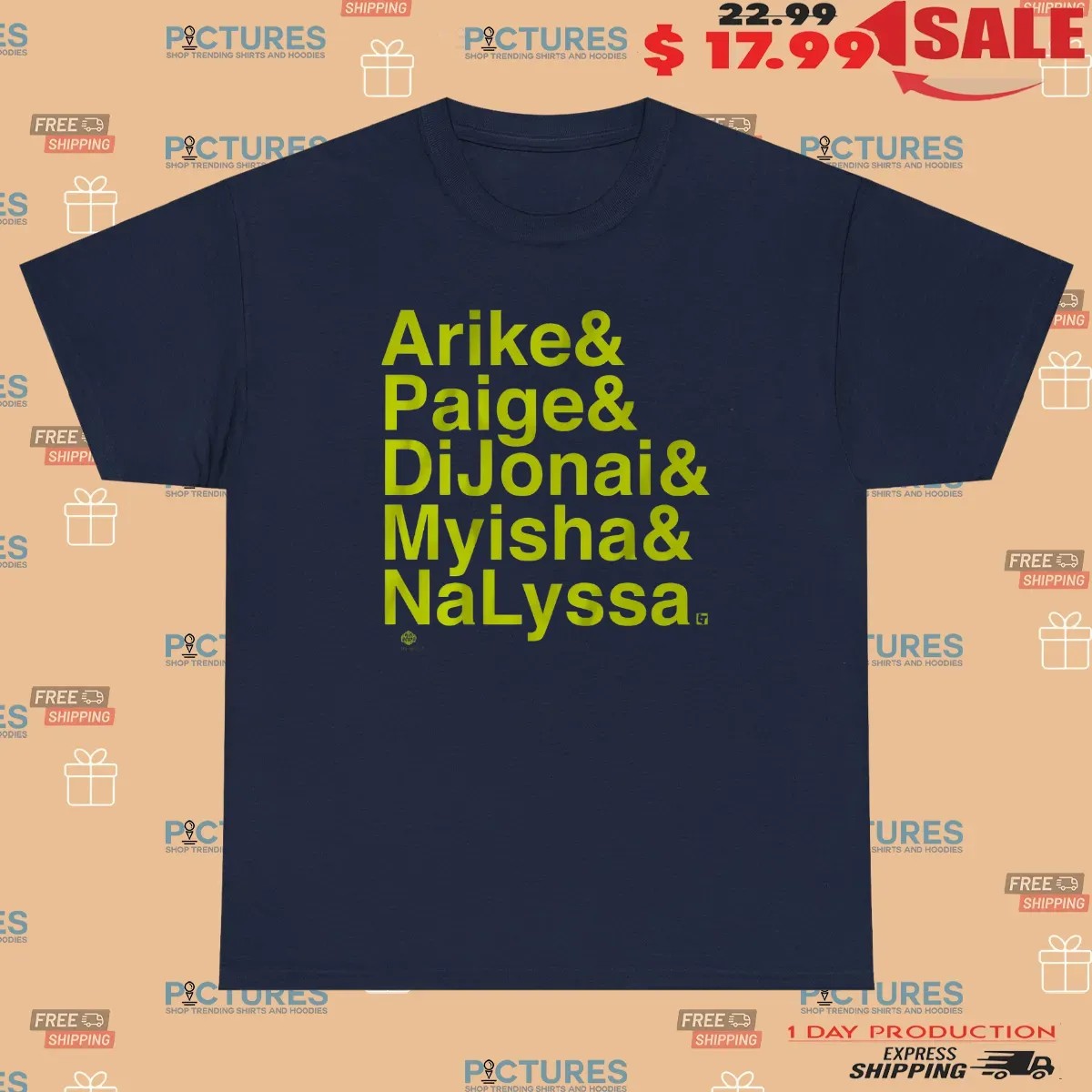 Dallas Wings Ampersand Stars 2025 T Shirt