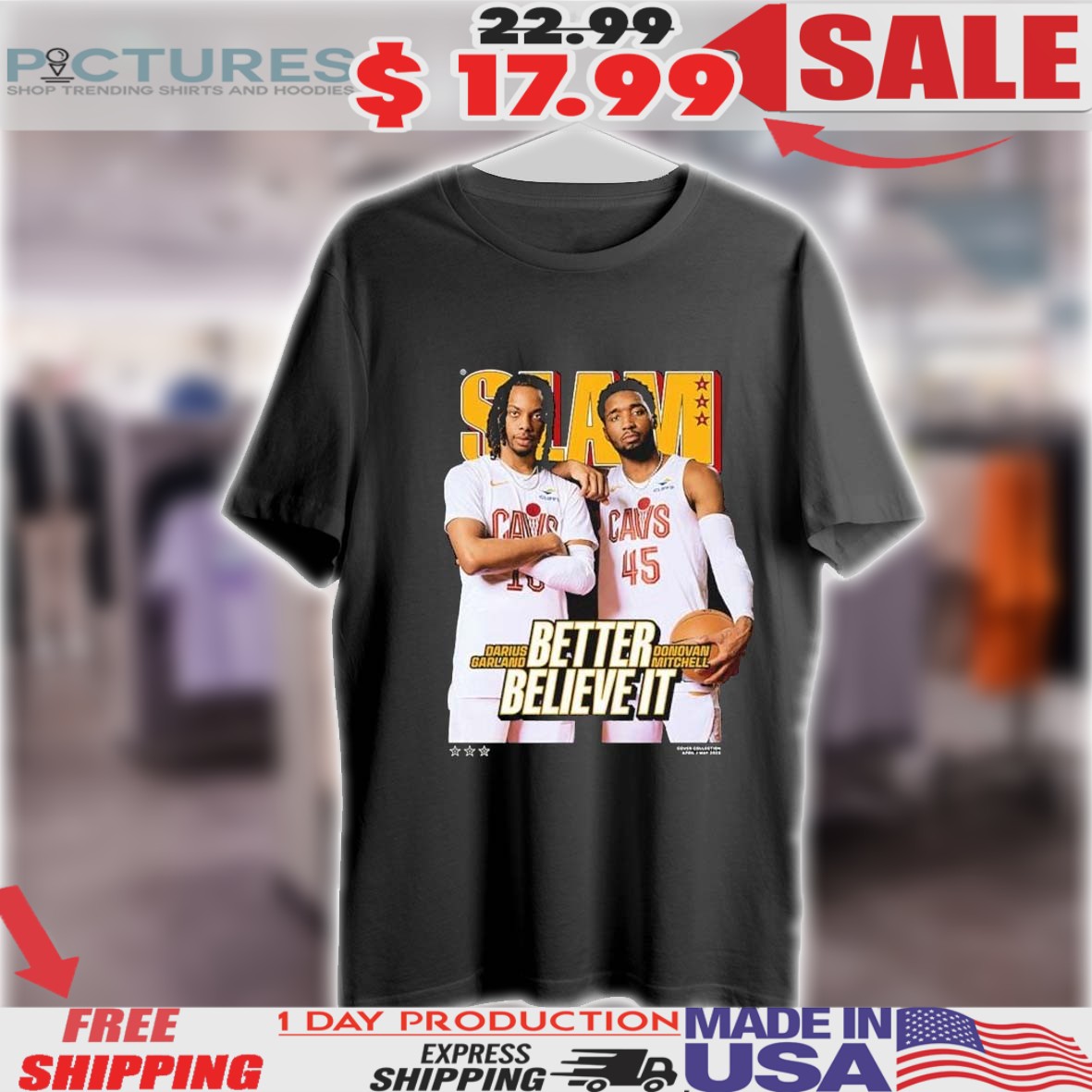 Darius Garland And Donovan Mitchell Better Believe It Slam 255 Cover Shirt