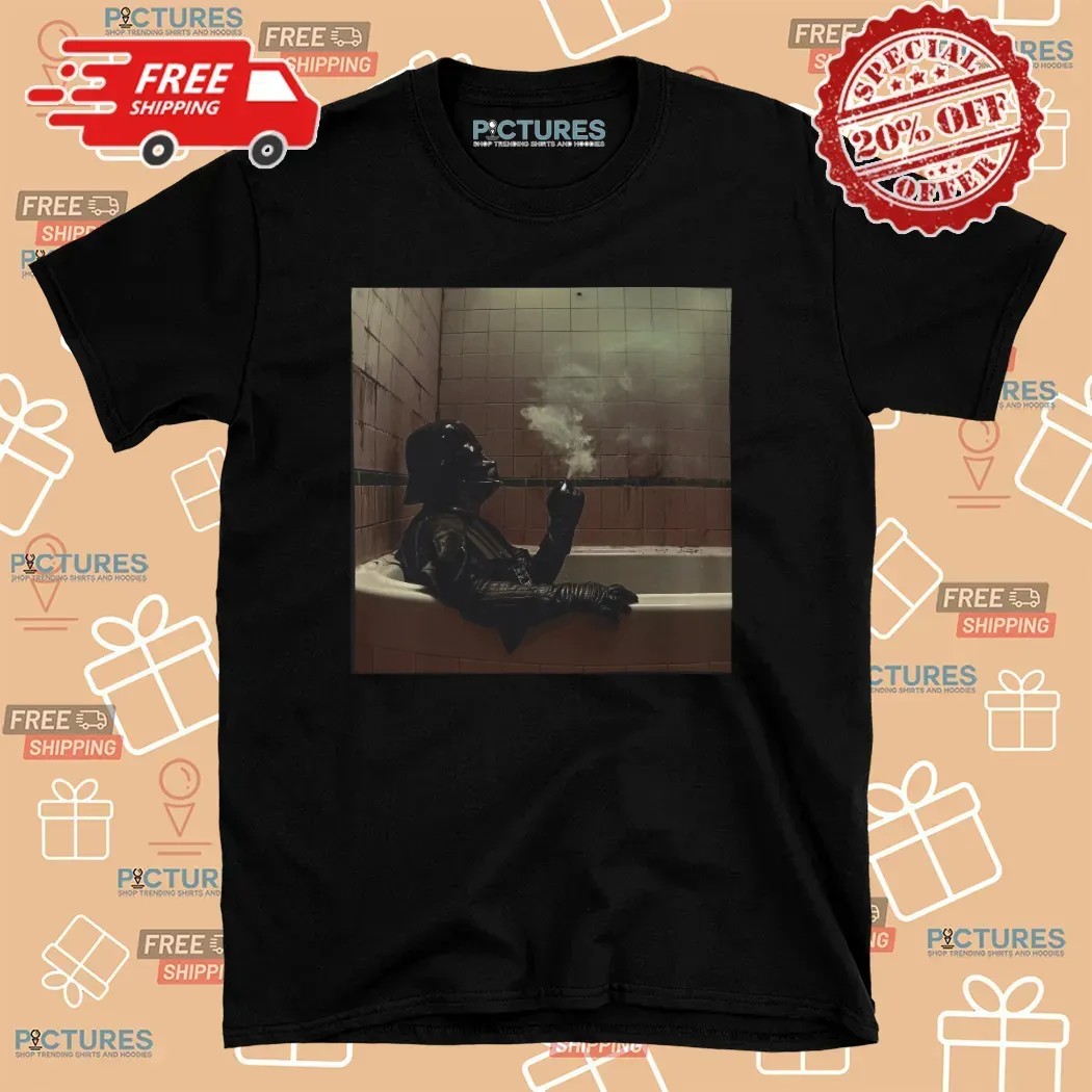 Darth Vader Smoking In Bathtub T Shirt