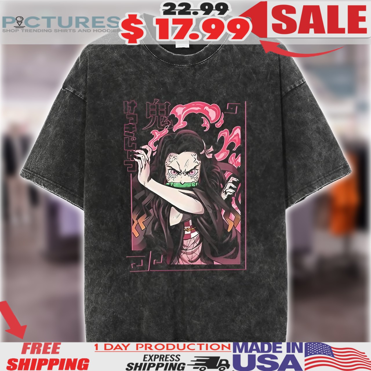 Demon Slayer Kamado Nezuko Anime Shirt