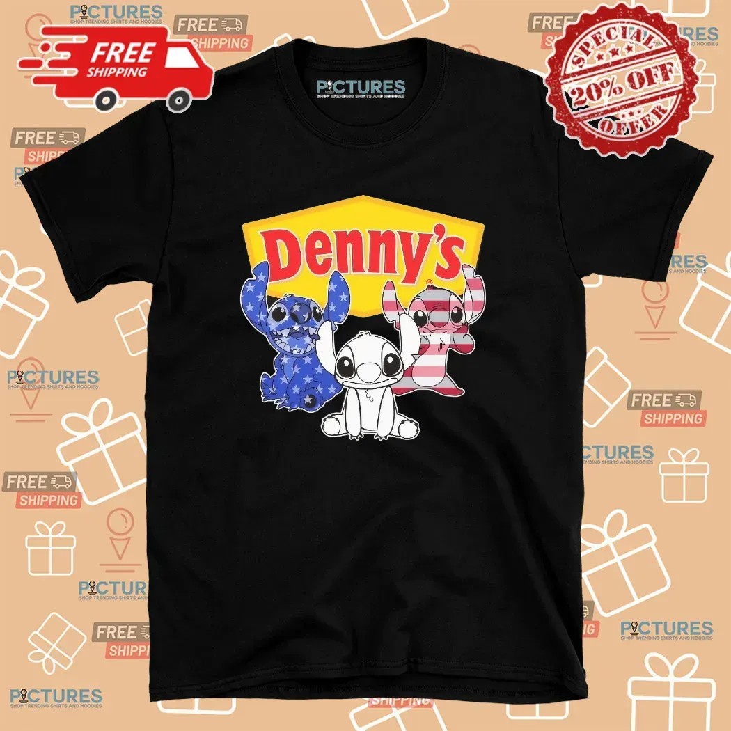 Denny’s Stitch 4th of July T Shirt