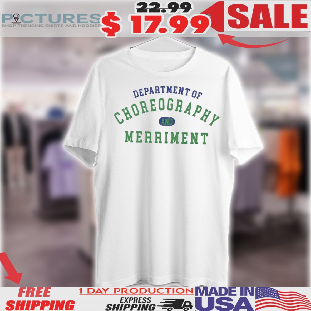 Department Of Choreography And Merriment Shirt