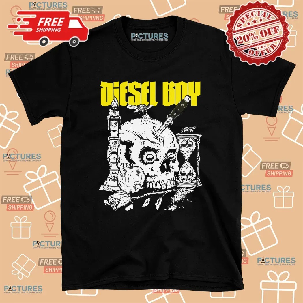 Diesel Boy Skull T Shirt
