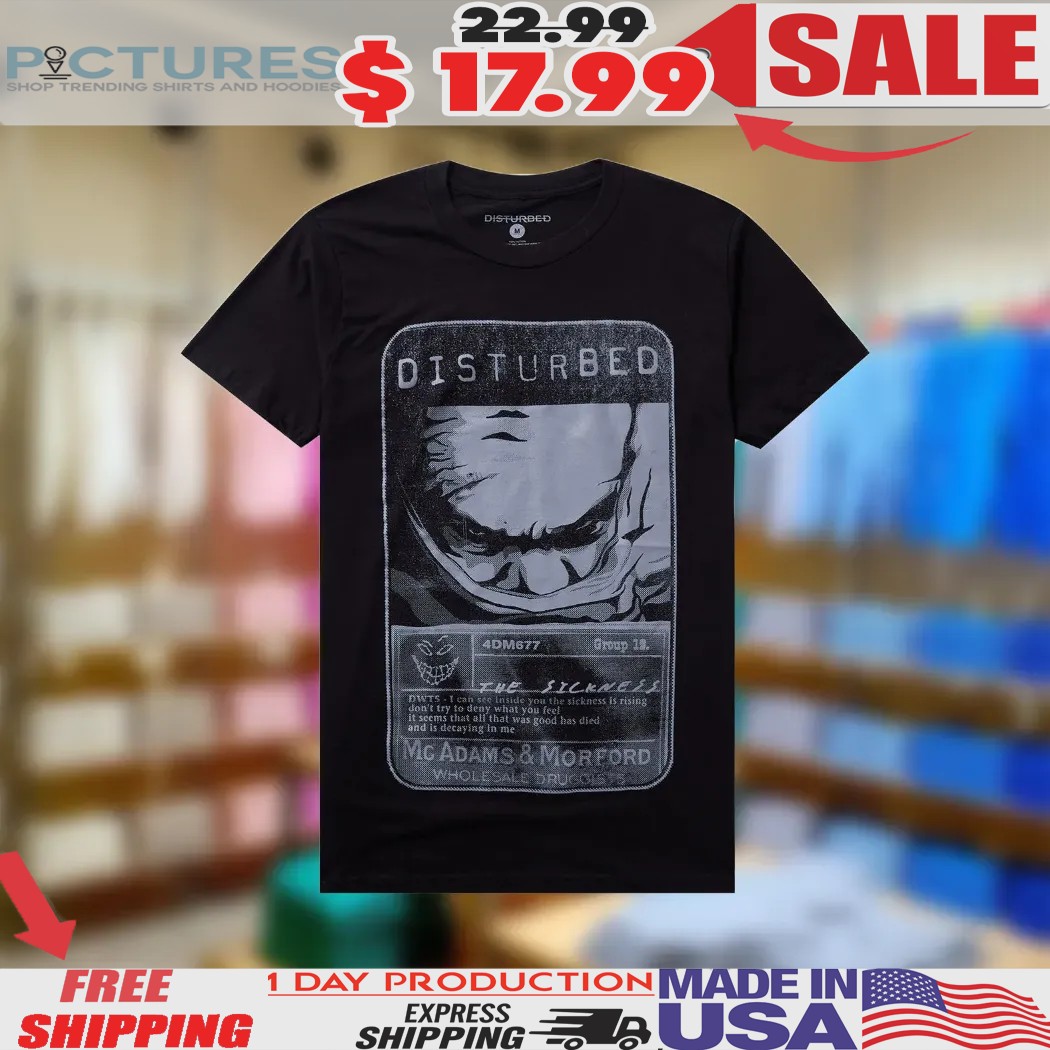 Disturbed The Sickness Album Cover Shirt 1 Disturbed The Sickness Album Cover Shirt