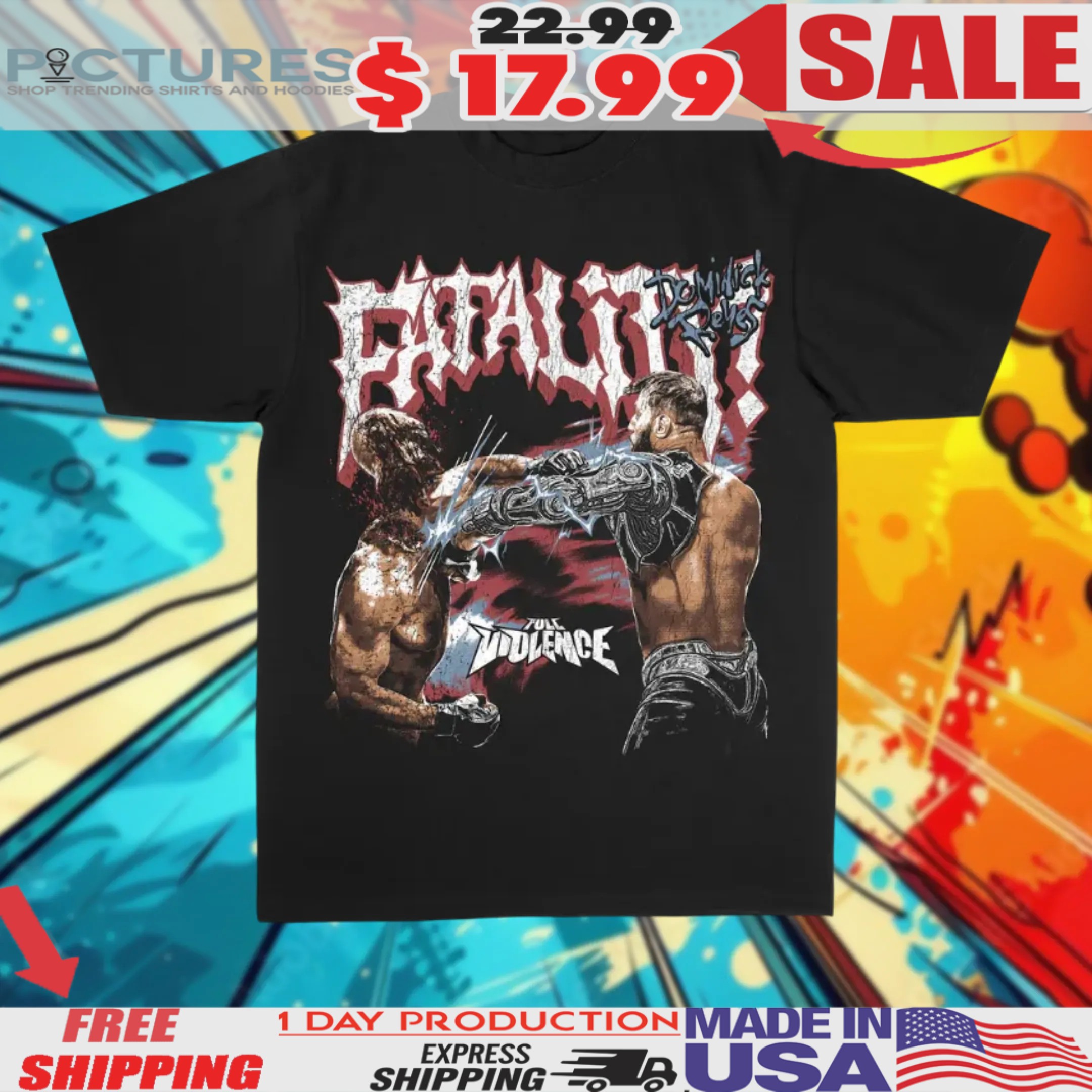 Dominick Reyes Fatality Shirt