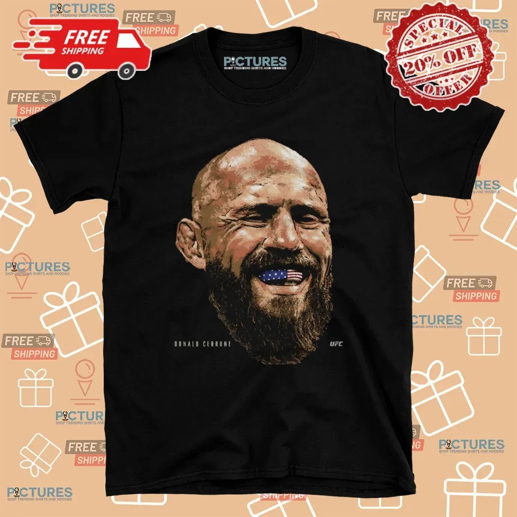 Donald Cerrone USA Mouthpiece Big Head T Shirt