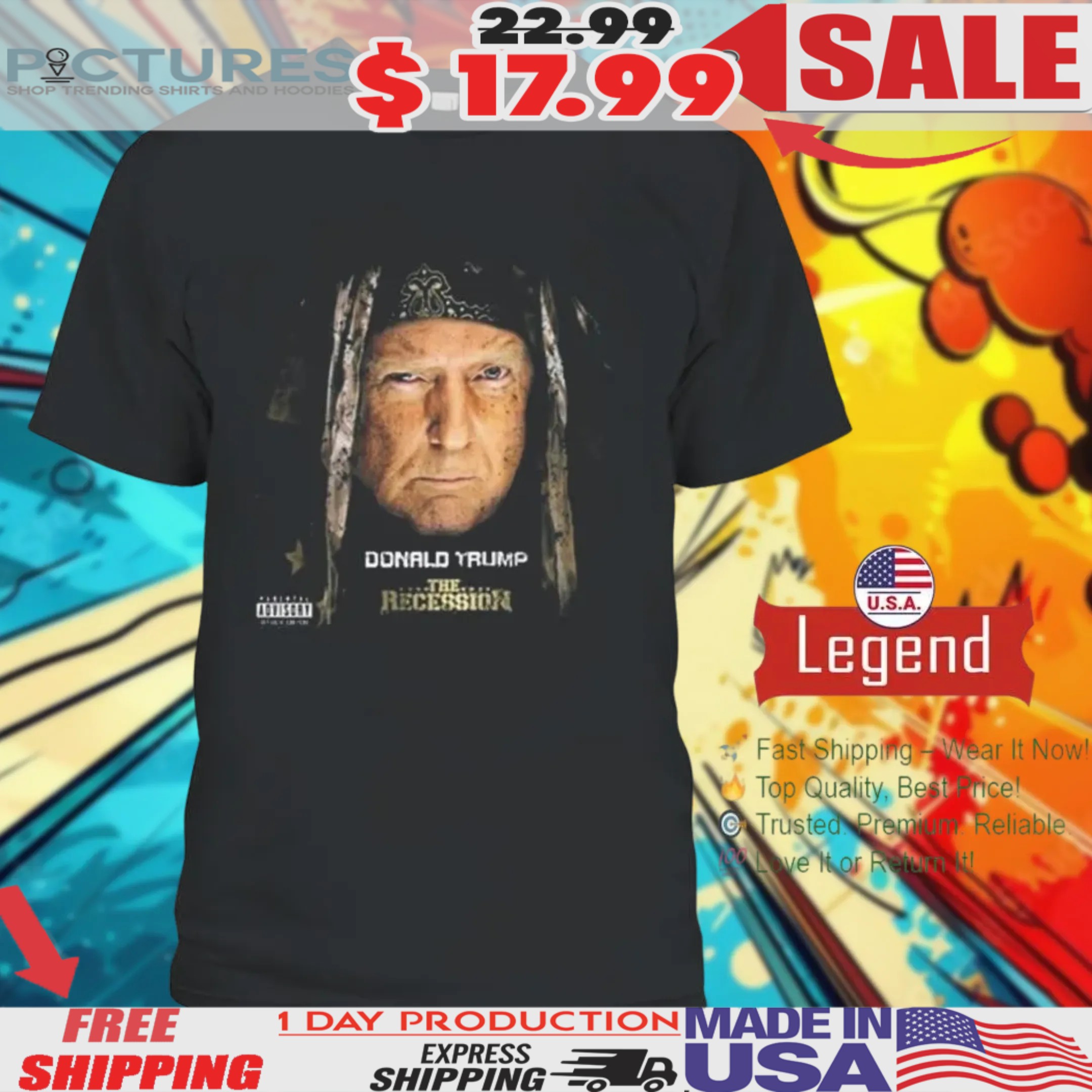 Donald Trump Mixtape The Recession Shirt