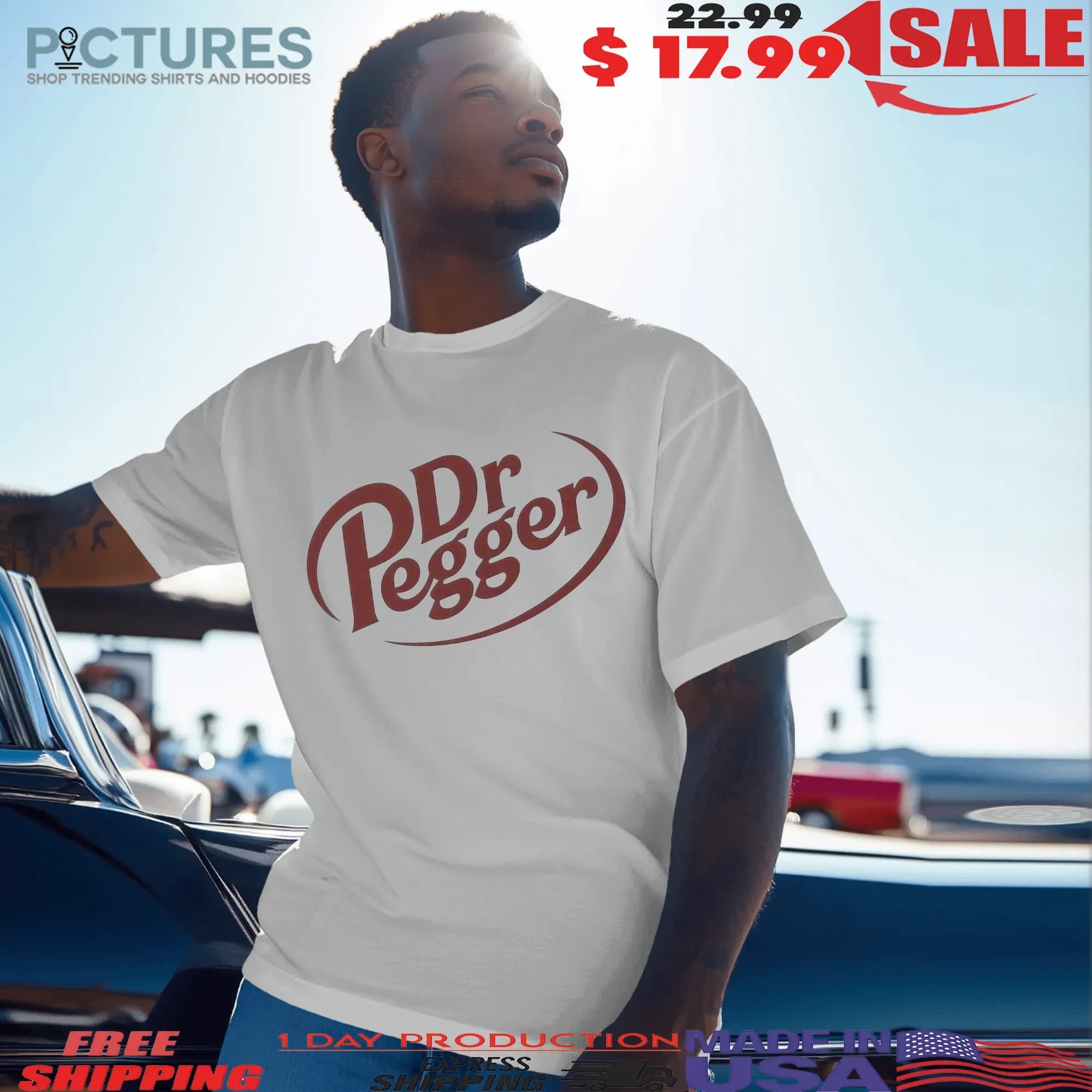 Dr Pegger Soda Parody T Shirt