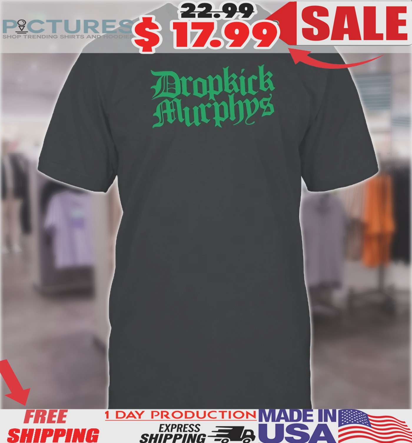 Dropkick Murphys Fighting Nazis Since 1996 Shirt