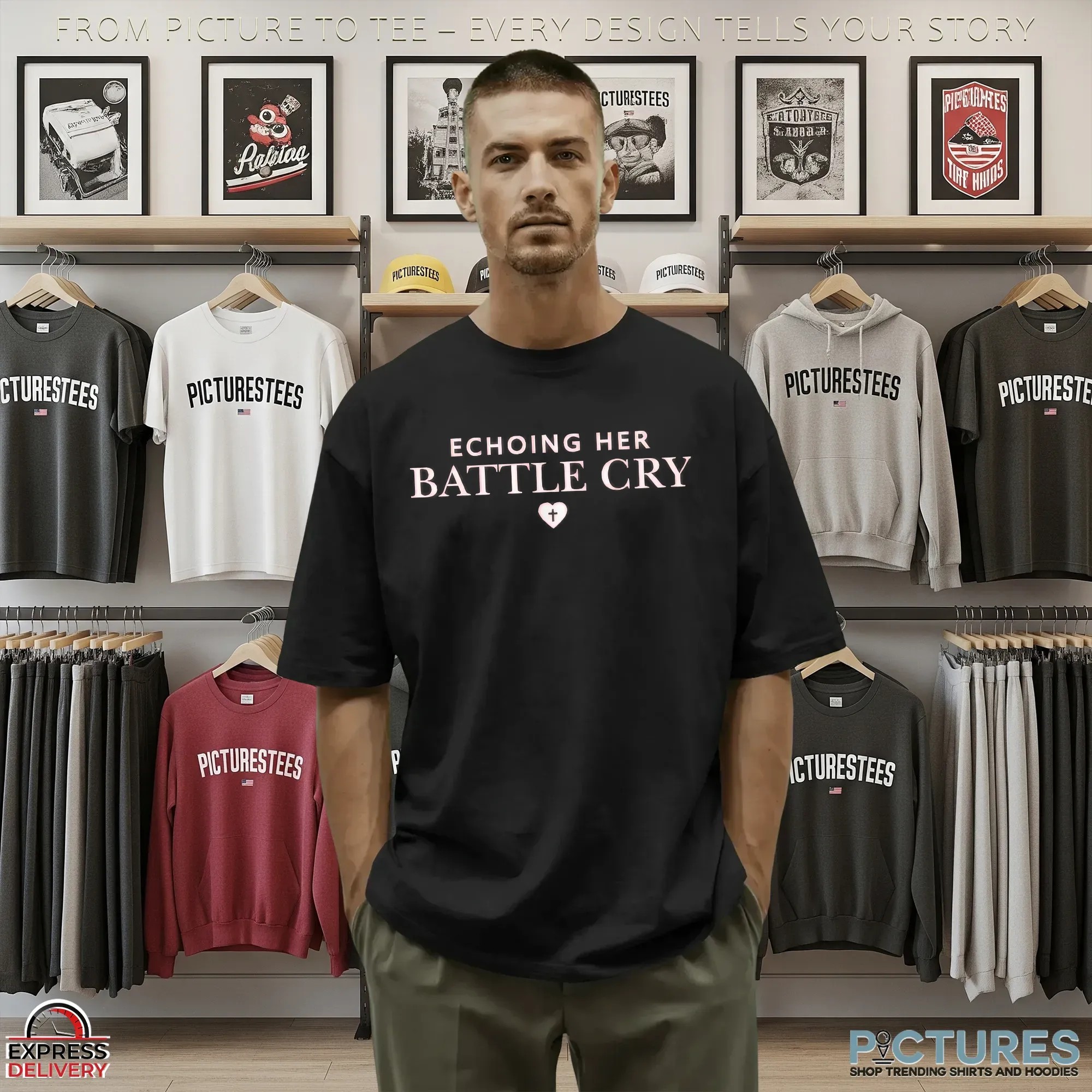 Echoing Her Battle Cry Erika Kirk T Shirt