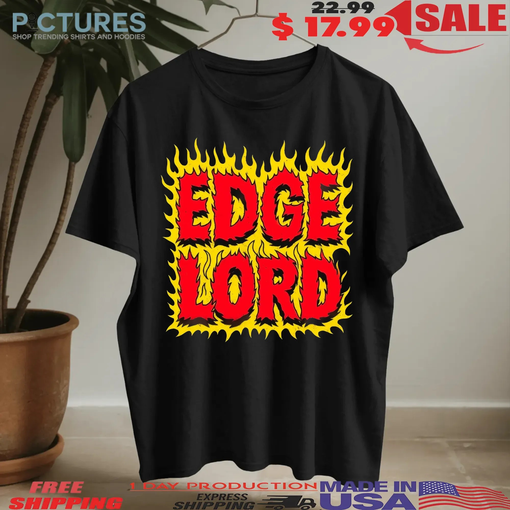Edge Lord Graphic T Shirt
