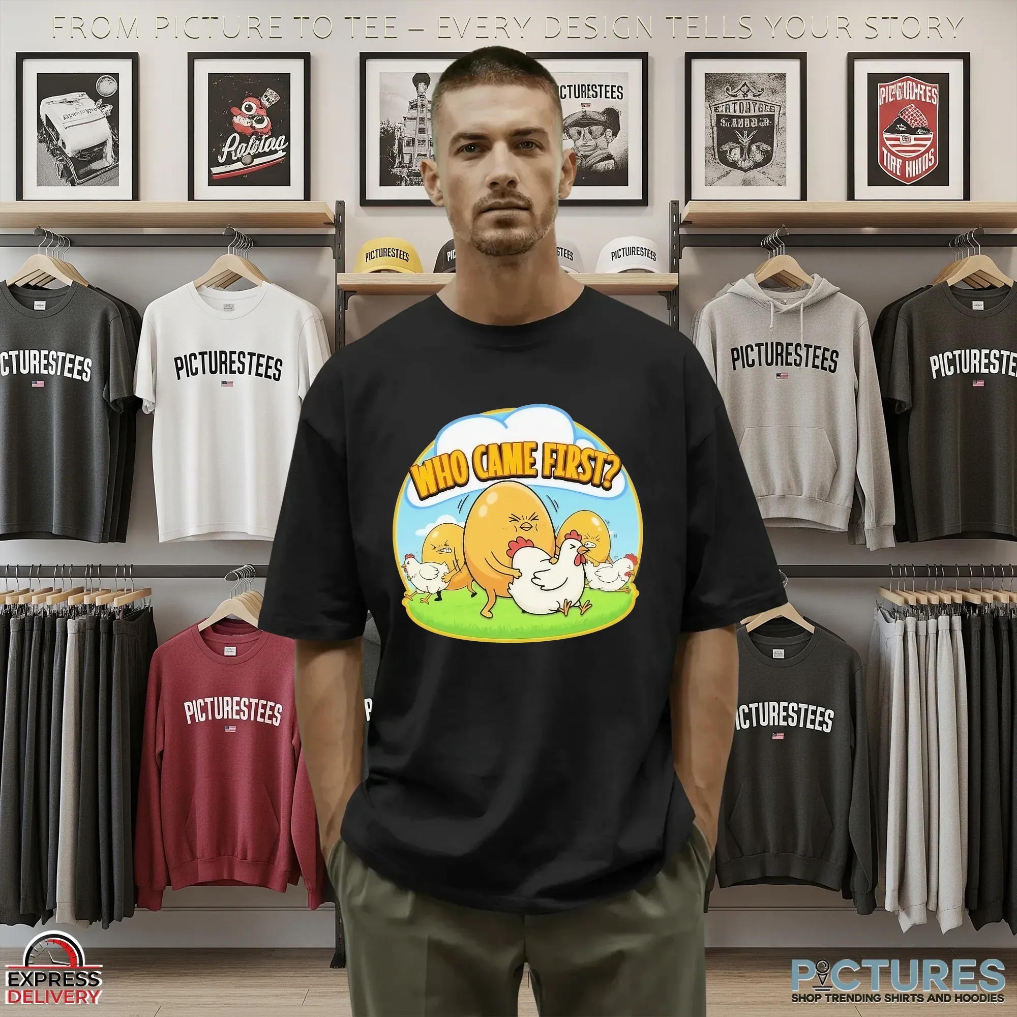 Egg Chicken Who Came First T Shirt