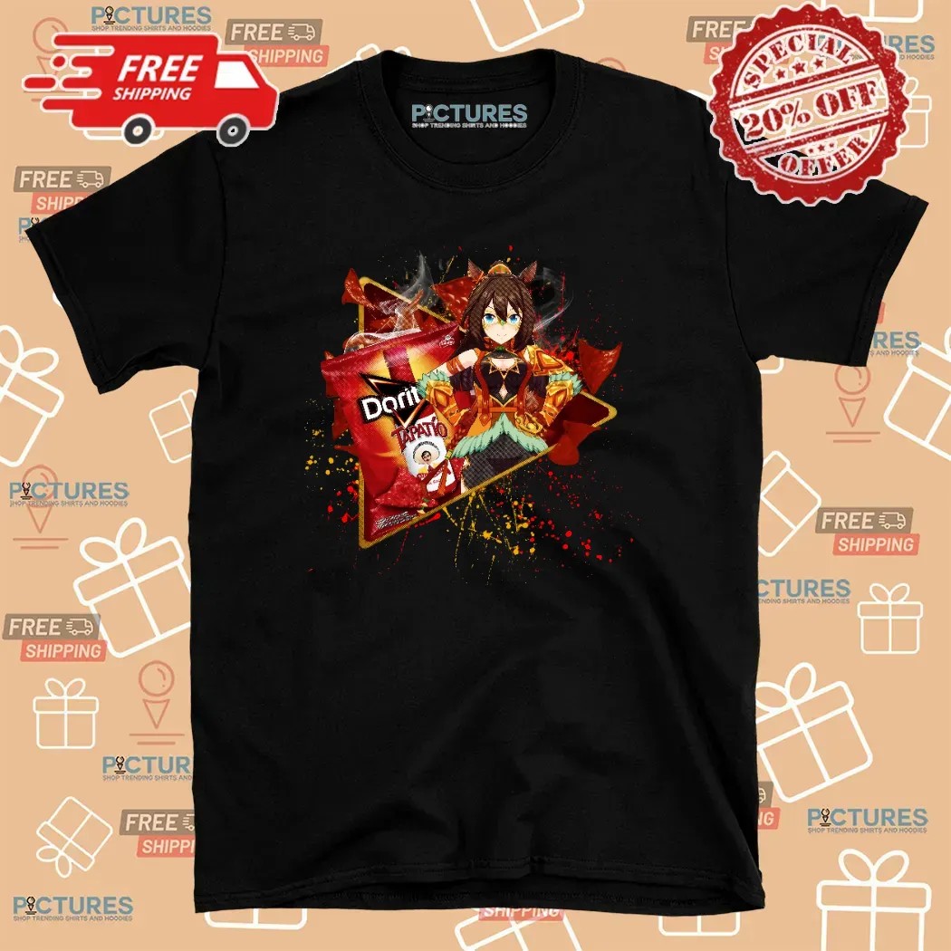 El Condor Pasa Uma Musume Pretty Derby Doritos Tapatio Salsa Picante Hot Sauce Flavored Tortilla Chips Anime T Shirt