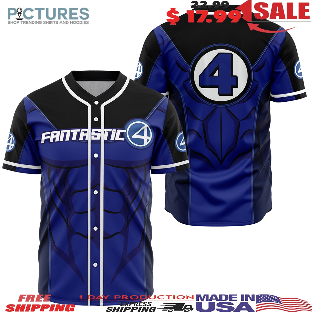 Fantastic Four Marvel Baseball Jersey