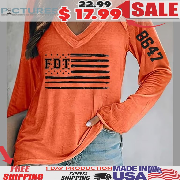 Fdt 8647 USA Flag Shirt