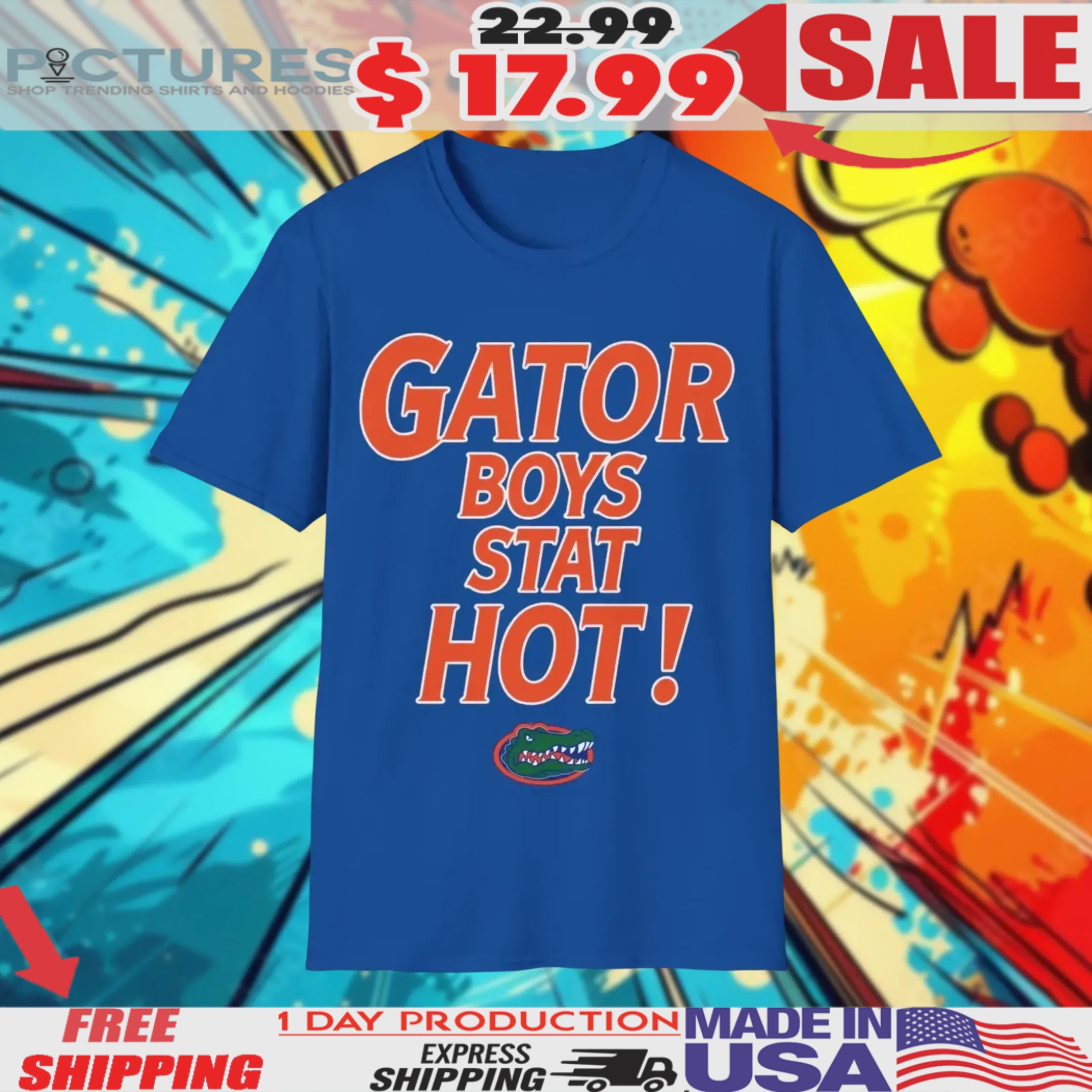Florida Basketball Gator Boys Stay Hot Shirt