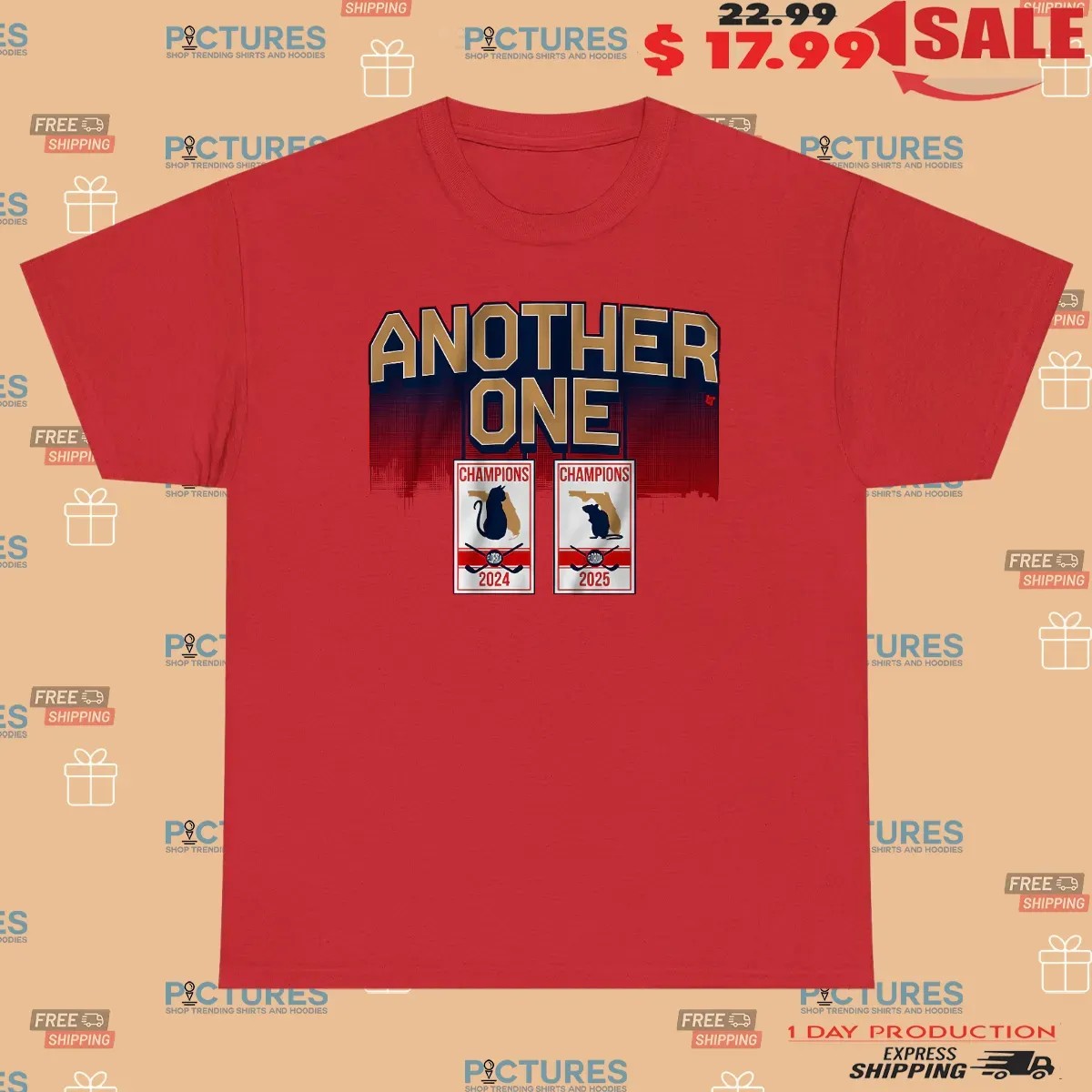 Florida Panthers Hockey Another One Stanley Cup Champions 2025 T Shirt 2 Florida Panthers Hockey Another One Stanley Cup Champions 2025 T Shirt