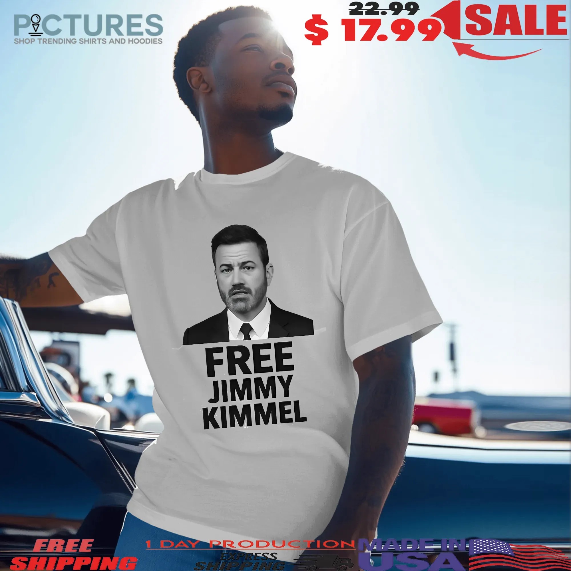 Free Jimmy Kimmel Live Suspension 2025 T Shirt