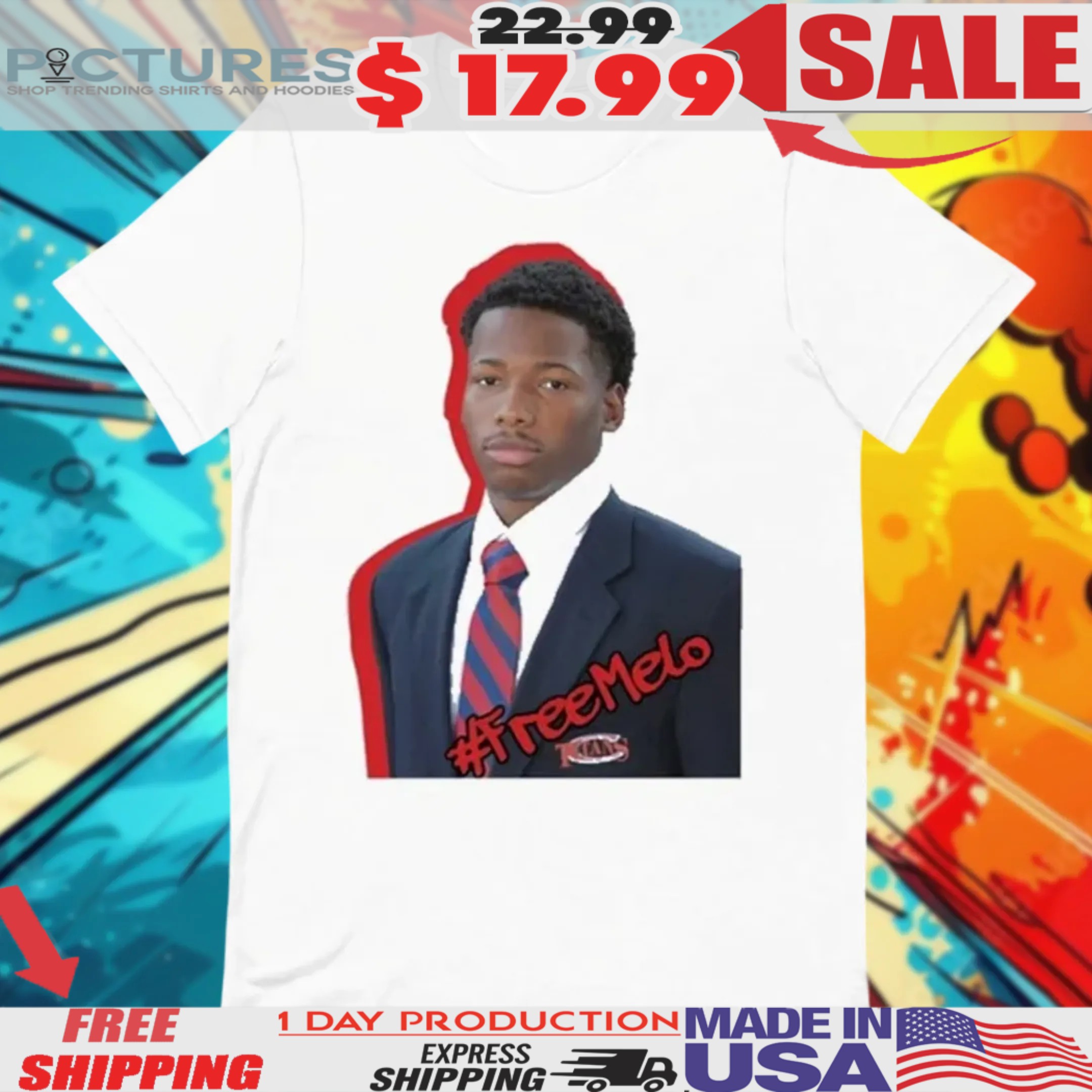 Free Melo Justice For Melo Karmelo Anthony Shirt